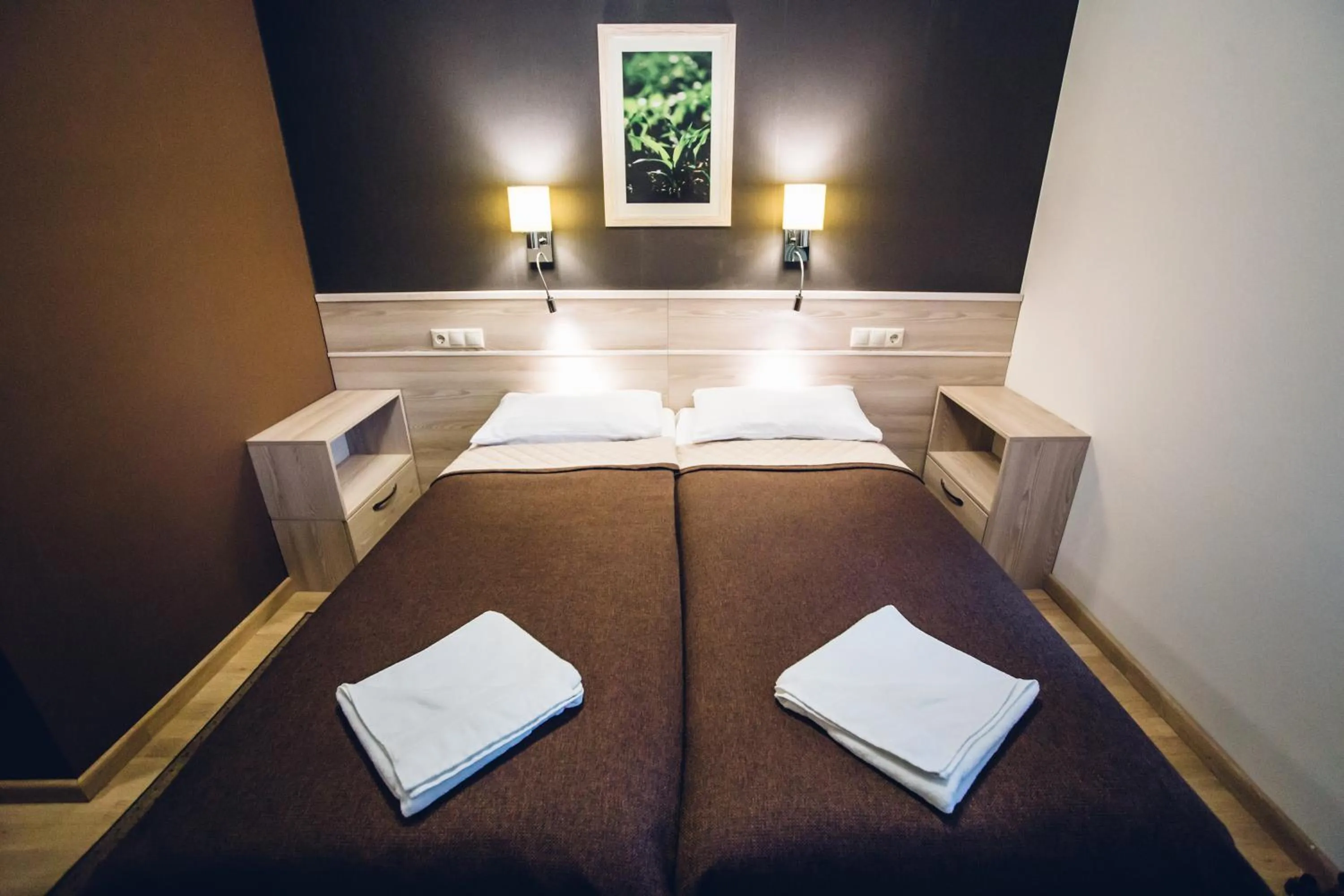 Bed in Natur Hotel Kövestető