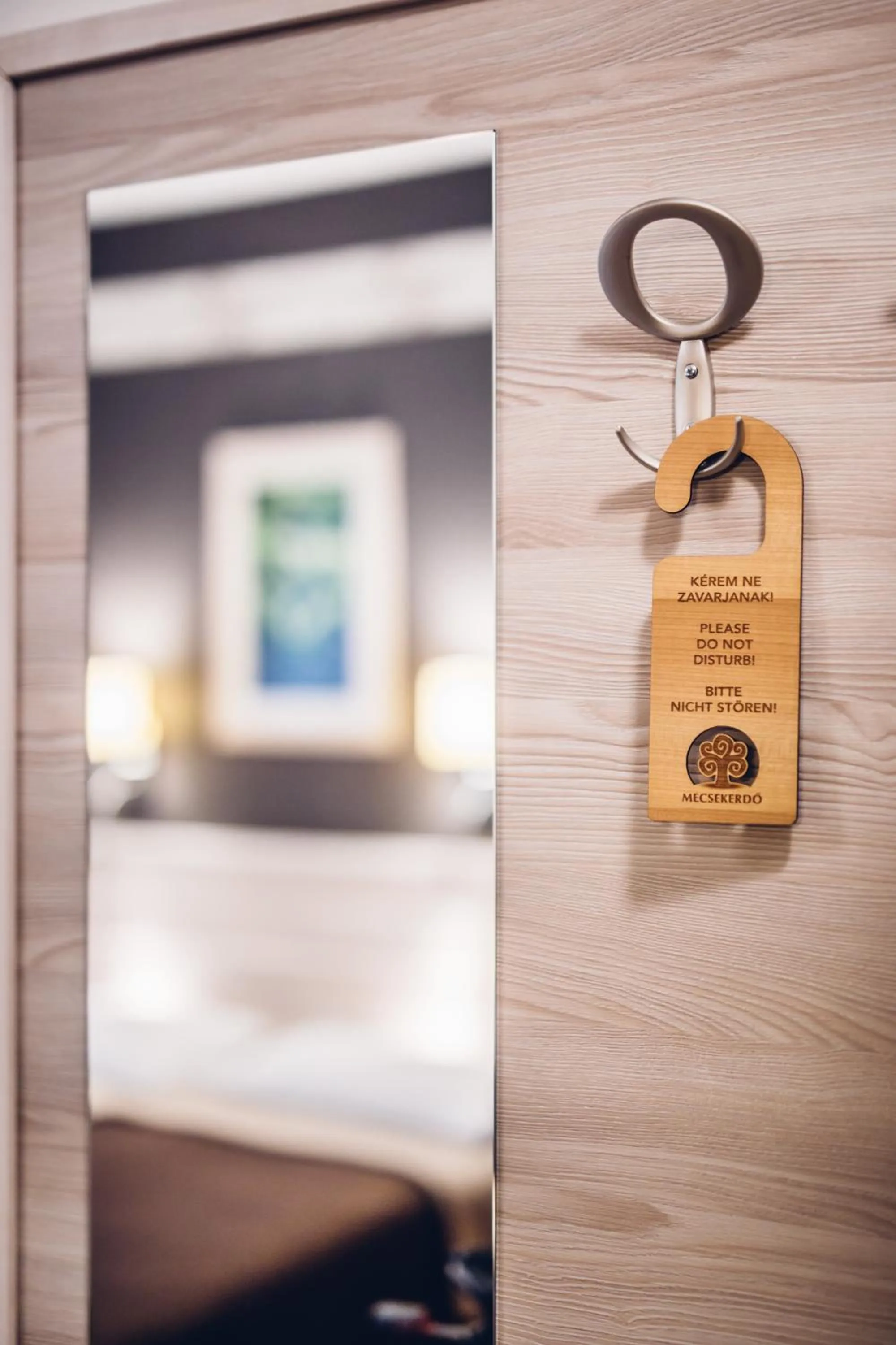 Bed in Natur Hotel Kövestető