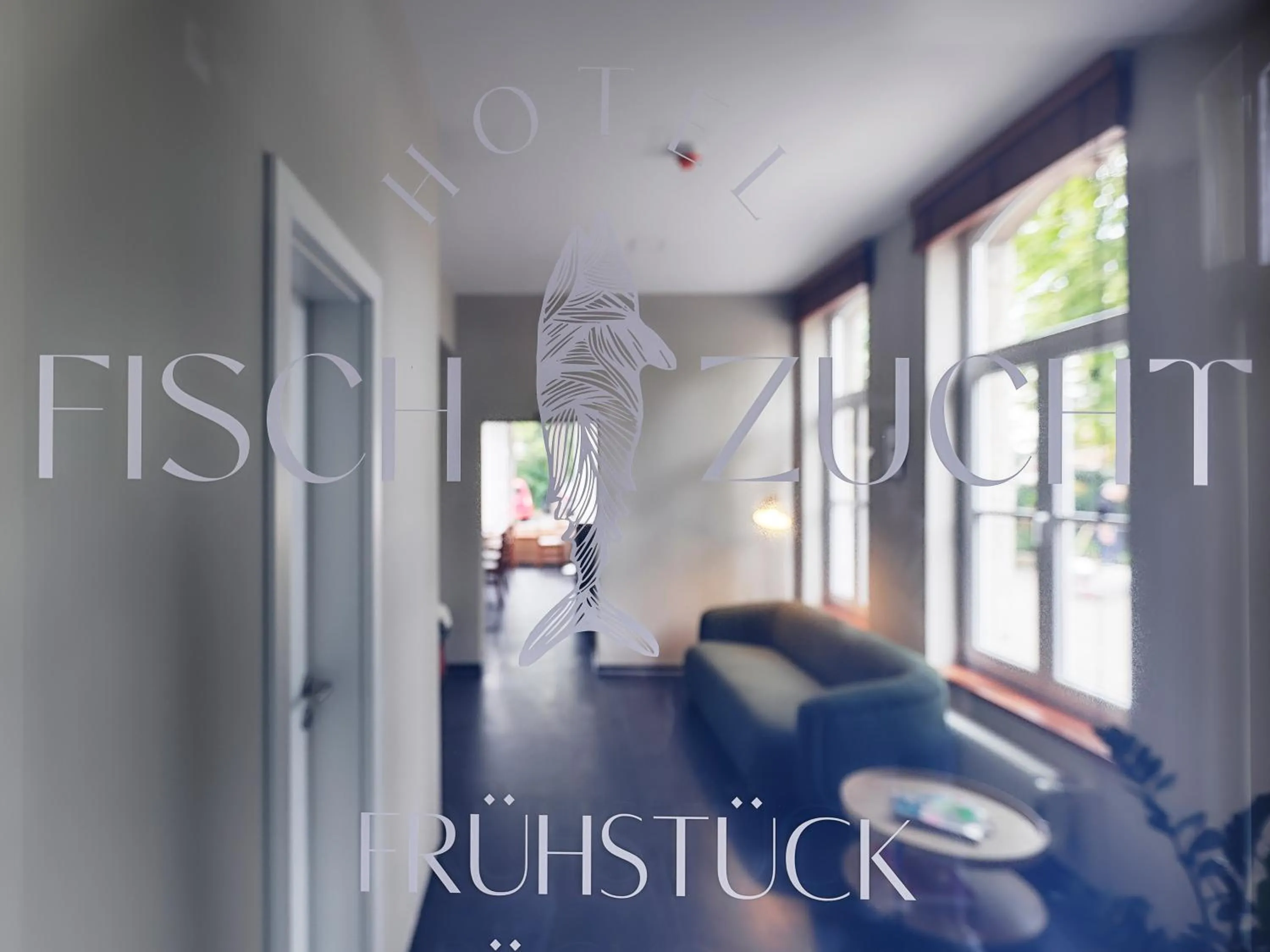 Decorative detail in Hotel Fischzucht in Würzburg