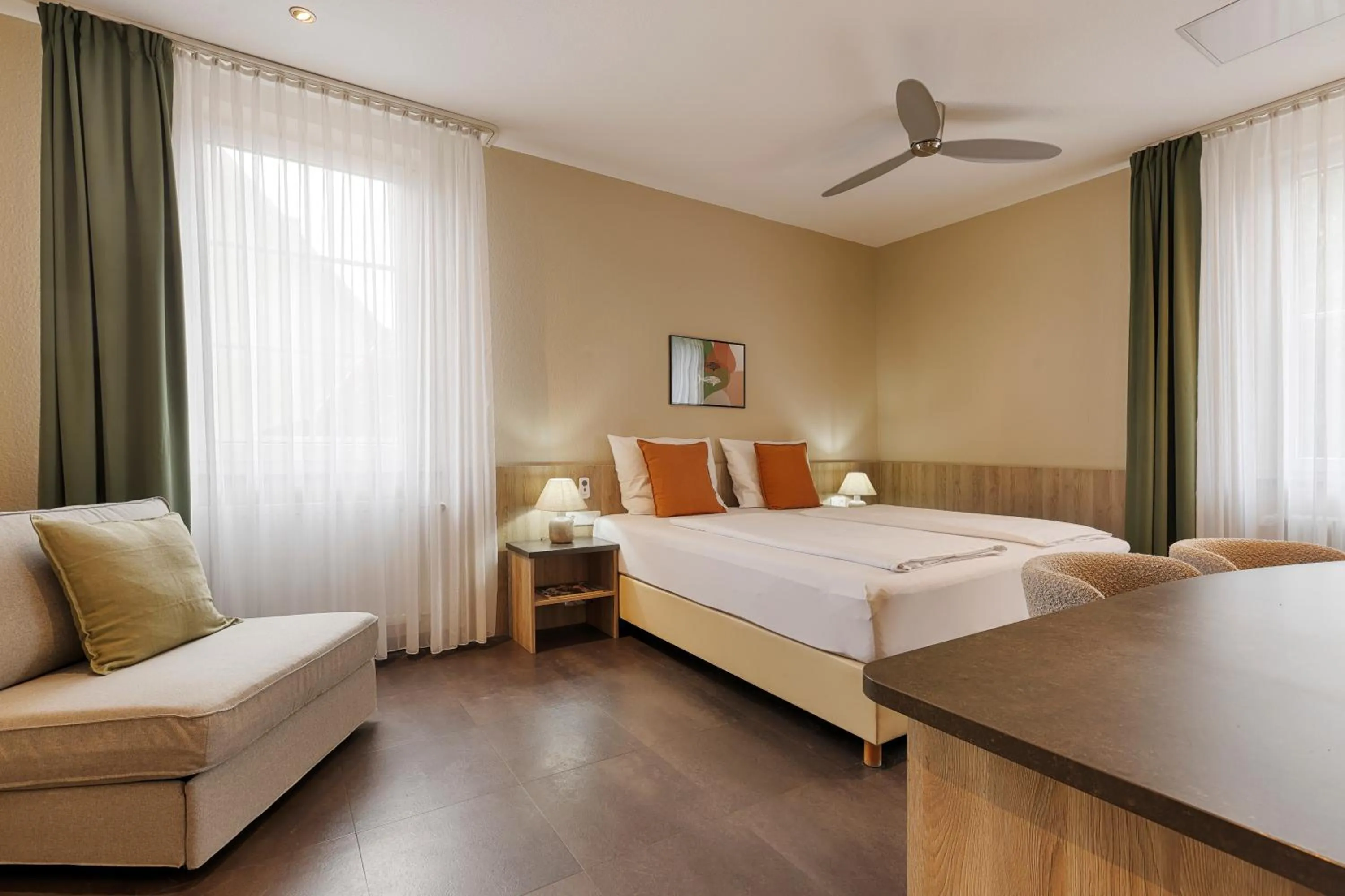 Photo of the whole room, Bed in Hotel Fischzucht in Würzburg