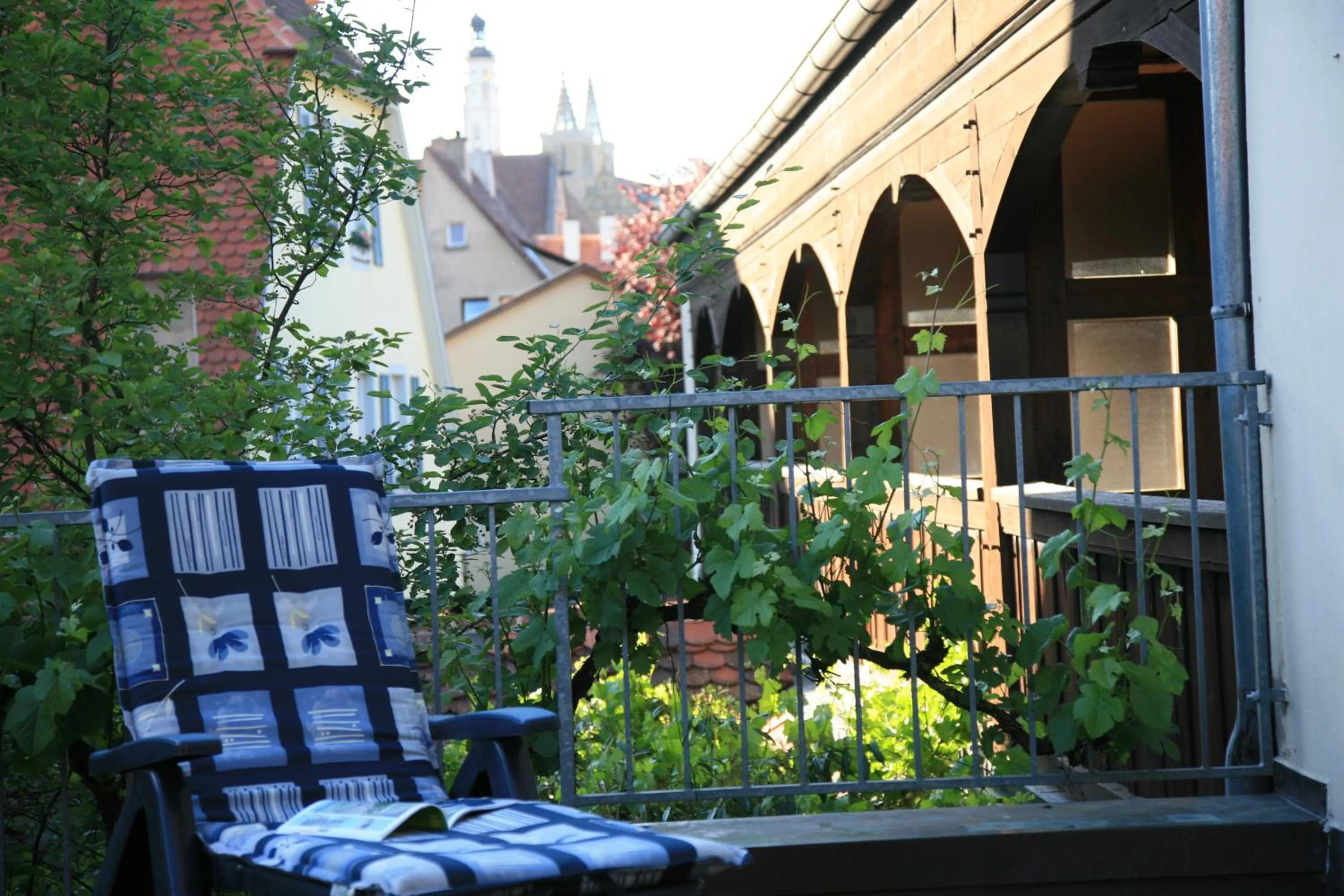 Balcony/Terrace in Glocke Weingut und Hotel