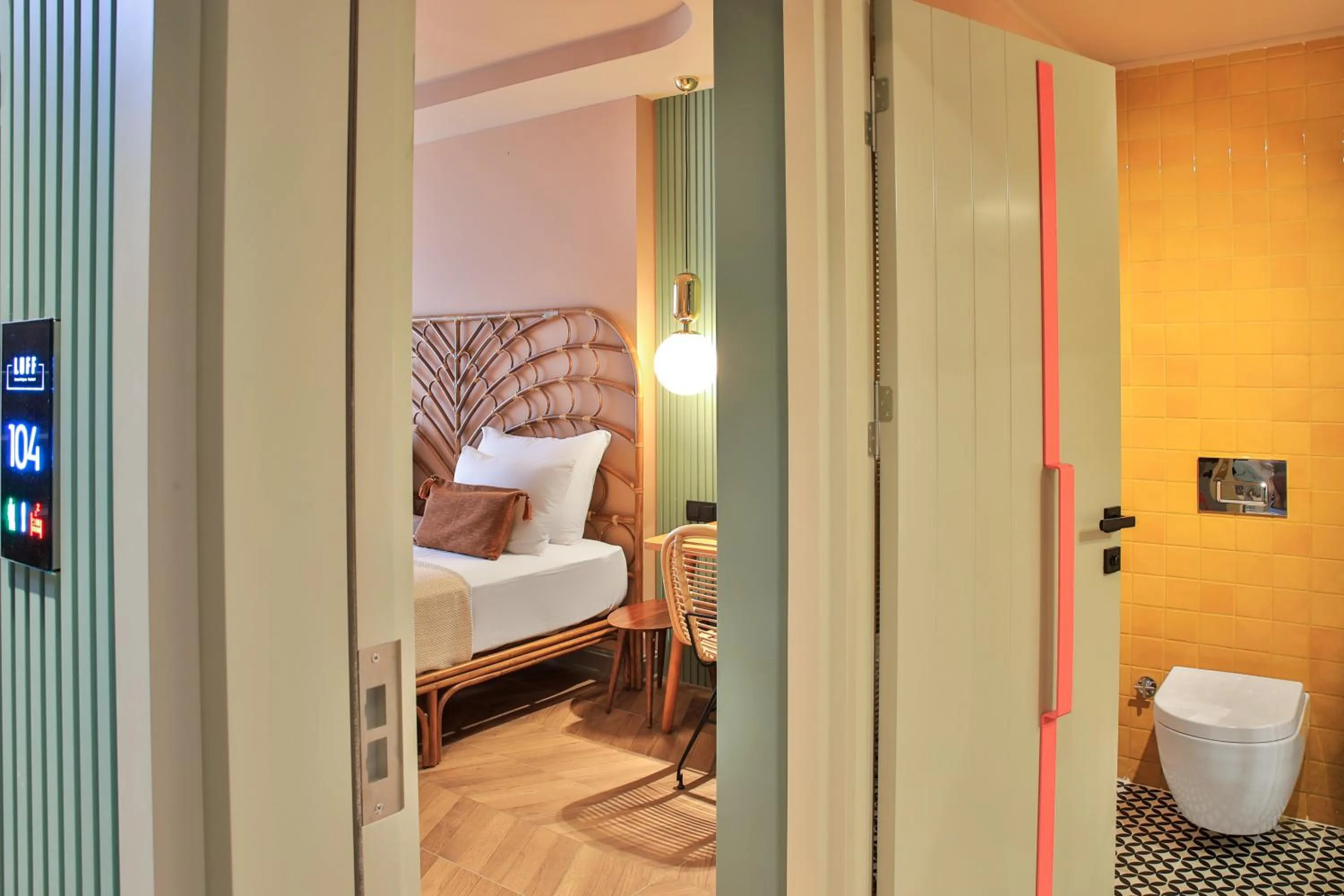 Bed in Luff Boutique Hotel - Adult Only
