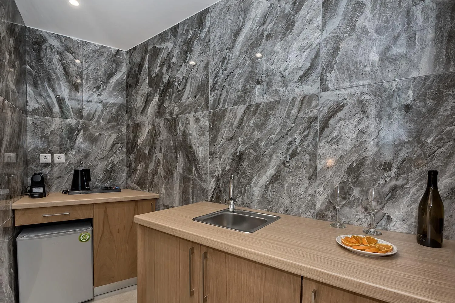Kitchen or kitchenette in Lilium Luxury Suites