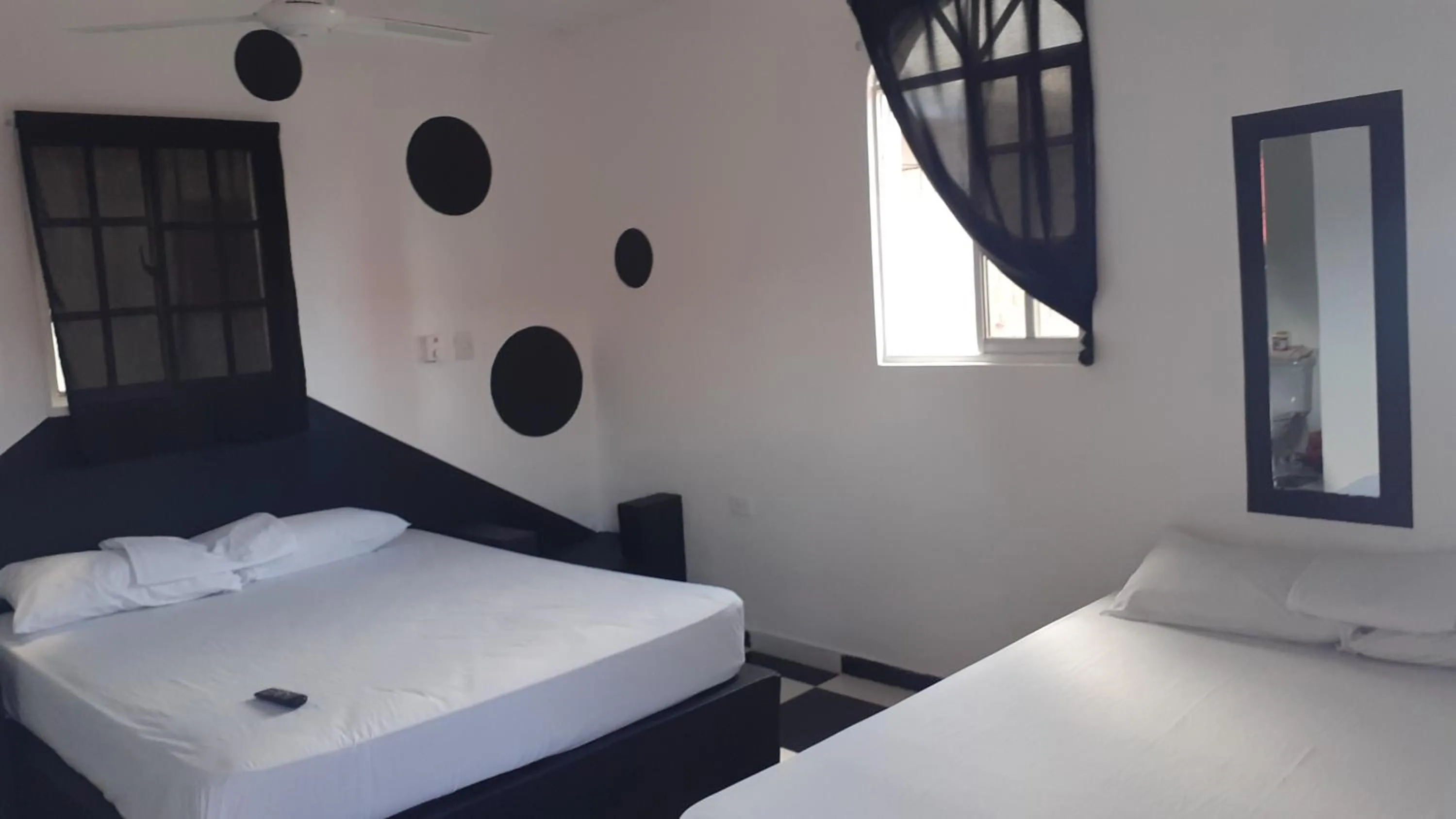 Bed in Hotel Punto4