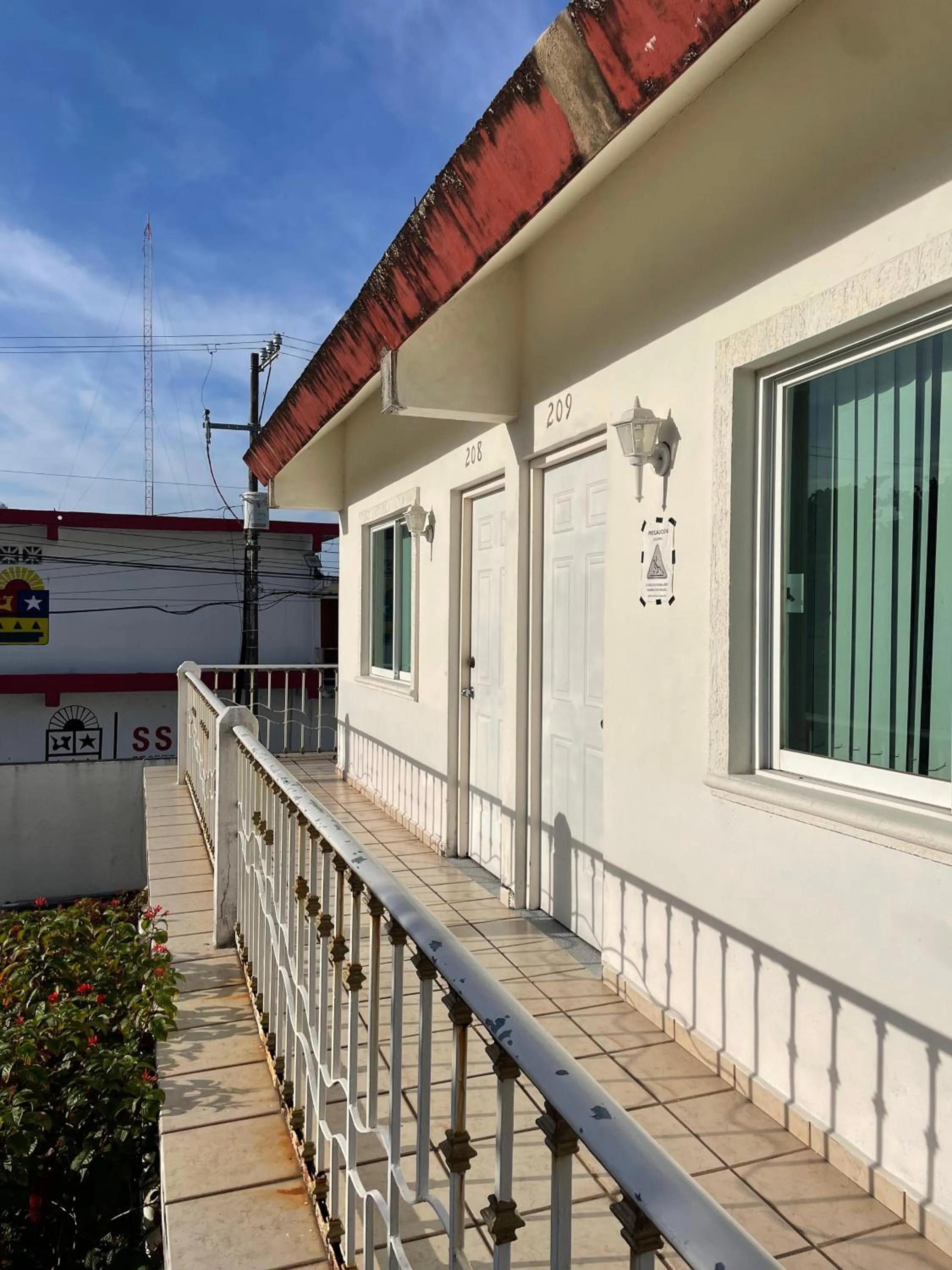 Balcony/Terrace in Hotel Dos Mundos, Isla Cozumel