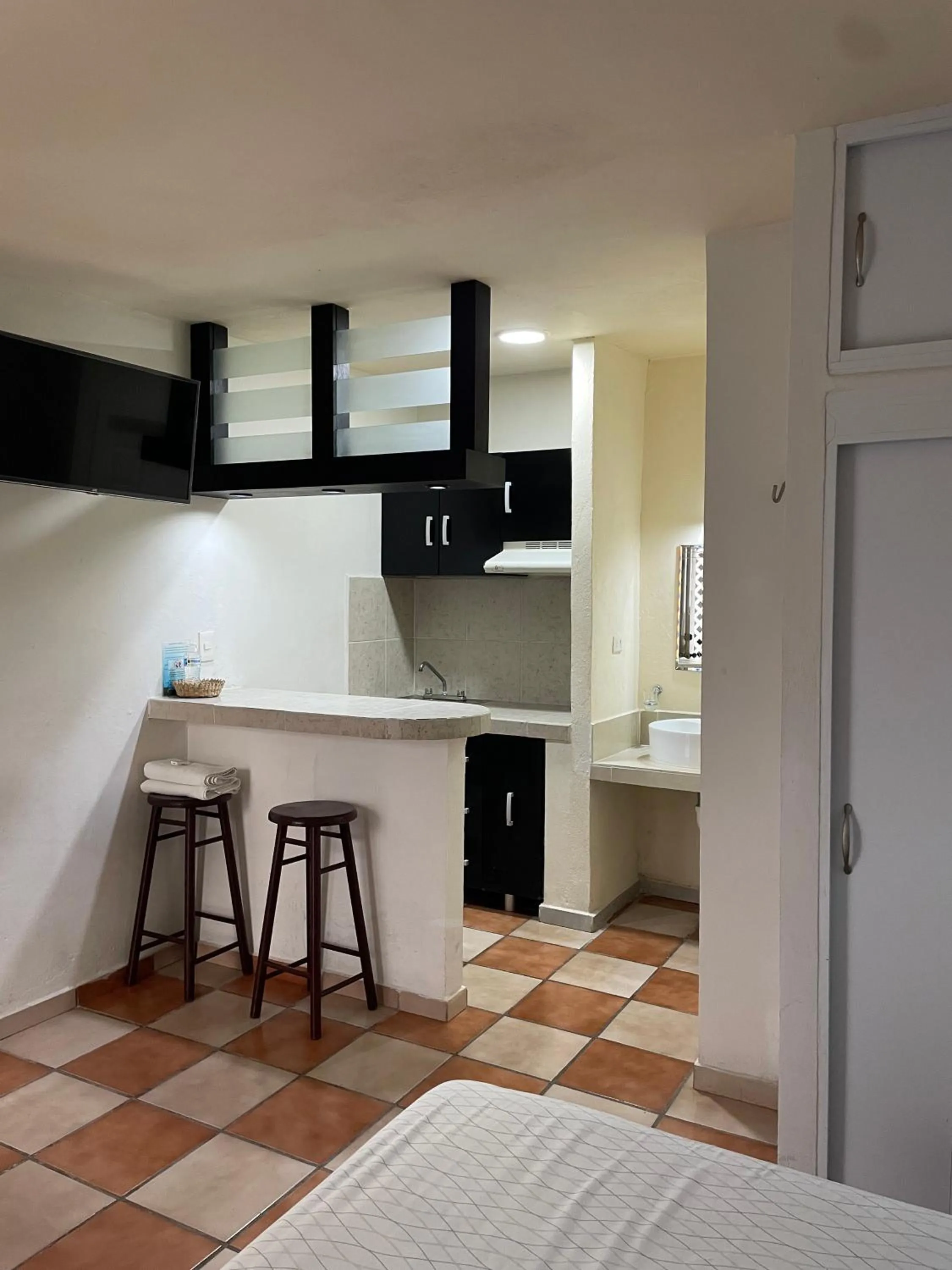 Kitchen or kitchenette in Hotel Dos Mundos, Isla Cozumel