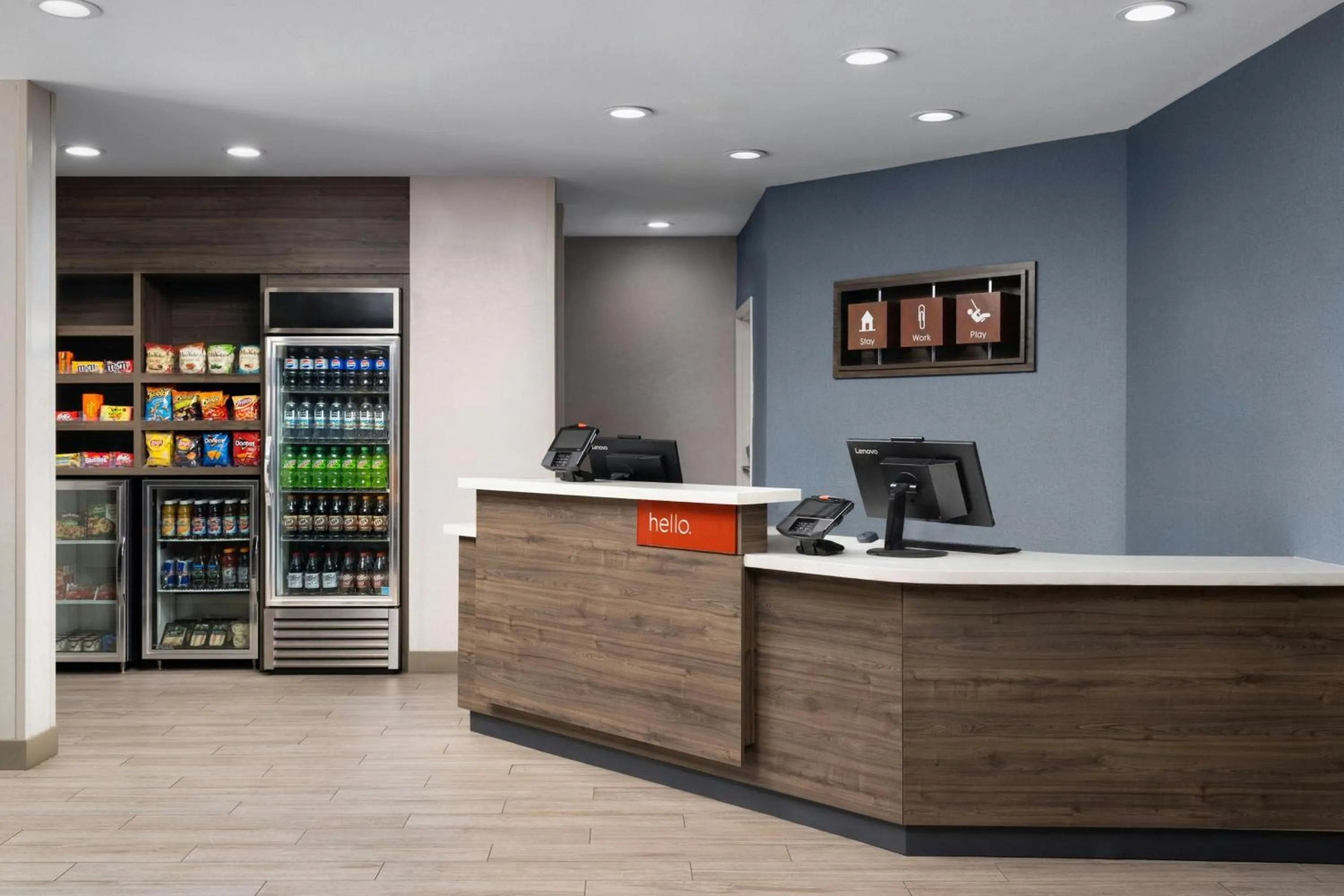 Lobby or reception in TownePlace Suites by Marriott Houston Hobby Airport