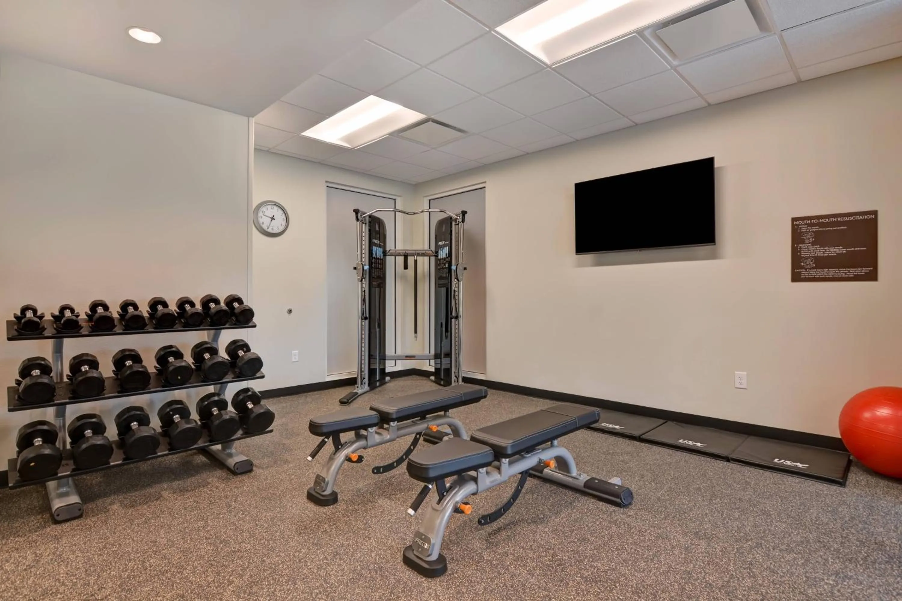 Fitness centre/facilities in TownePlace Suites by Marriott Panama City Beach Pier Park