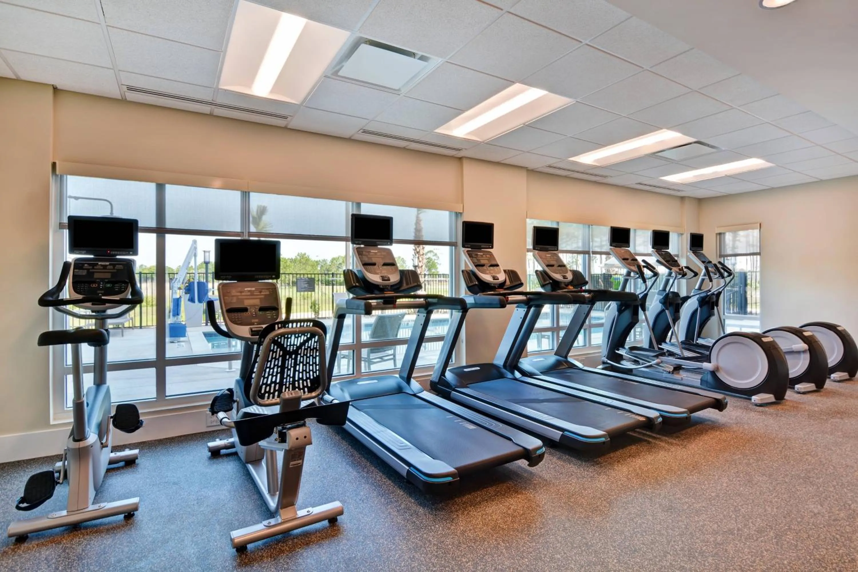 Fitness centre/facilities in TownePlace Suites by Marriott Panama City Beach Pier Park