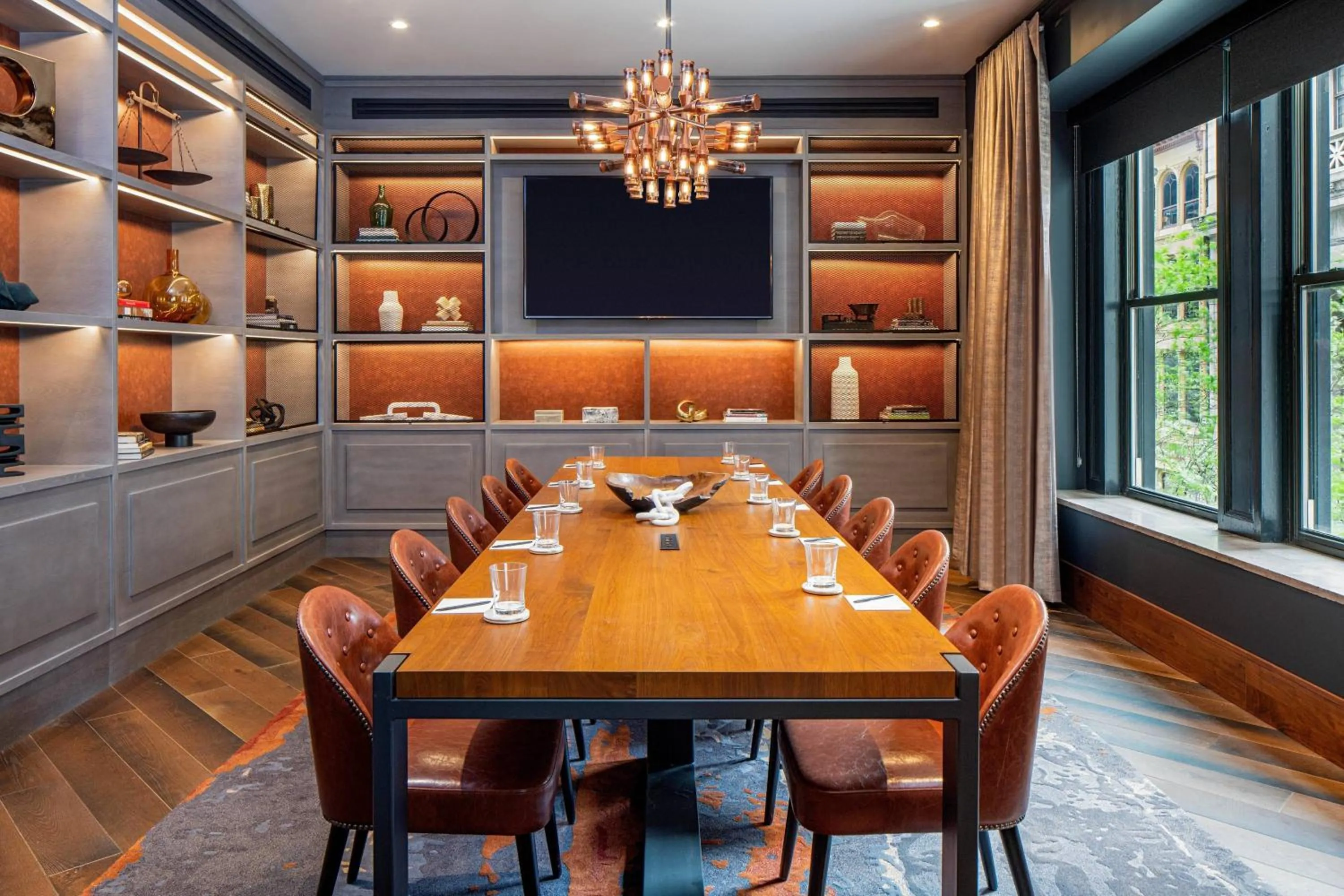 Meeting/conference room in The Industrialist Hotel, Pittsburgh, Autograph Collection