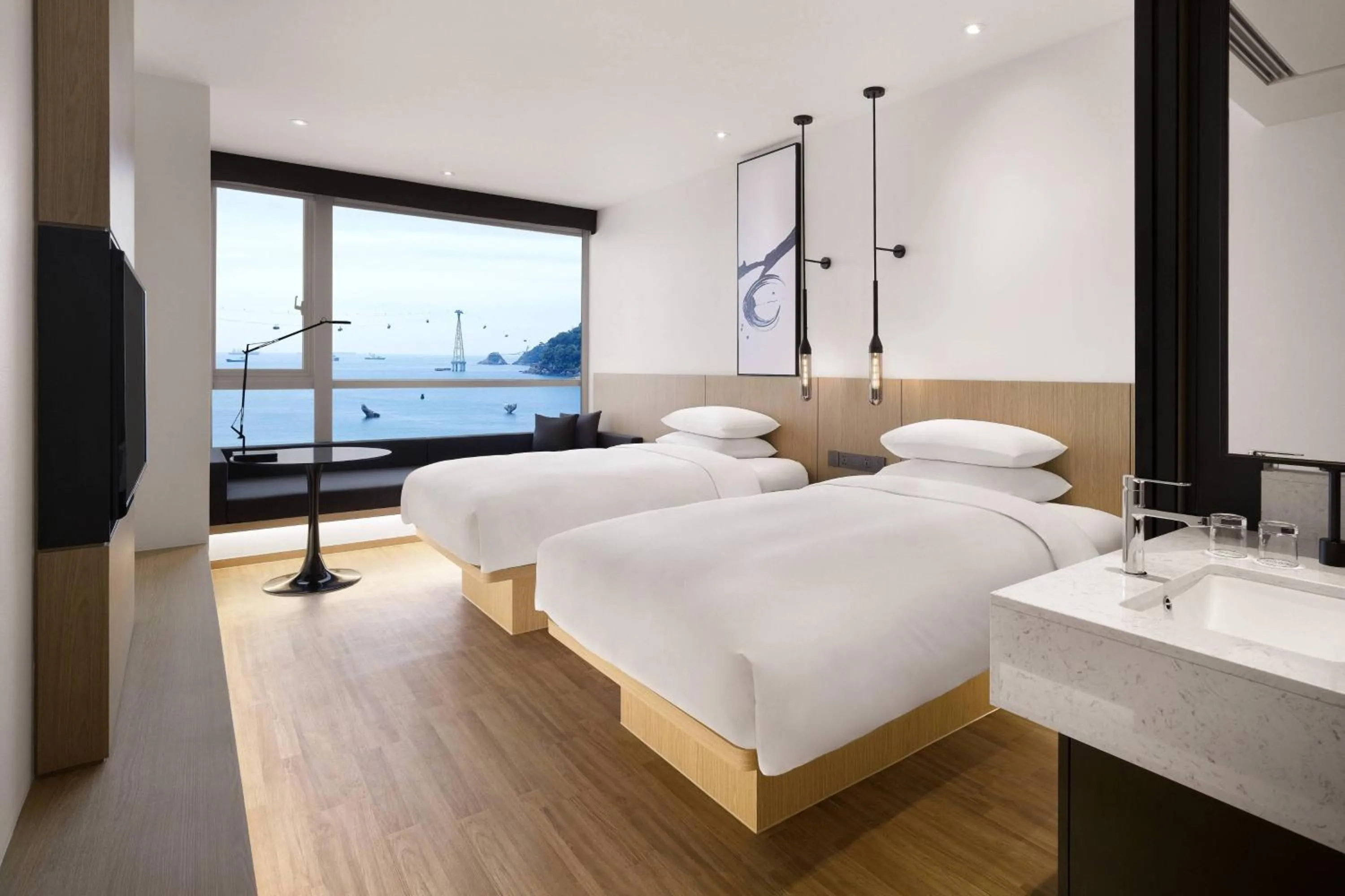 Photo of the whole room, Bed in Fairfield by Marriott Busan Songdo Beach