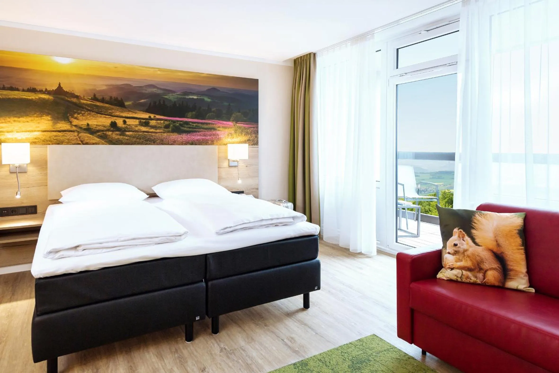 Photo of the whole room, Bed in Rhön Park Aktiv Resort