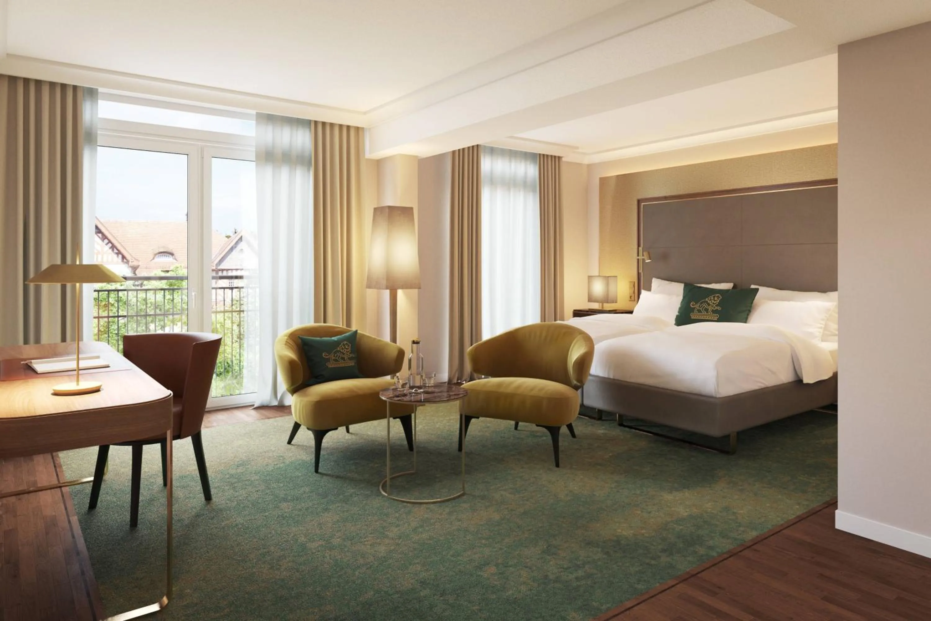 Photo of the whole room, Bed in Falkenstein Grand, Autograph Collection