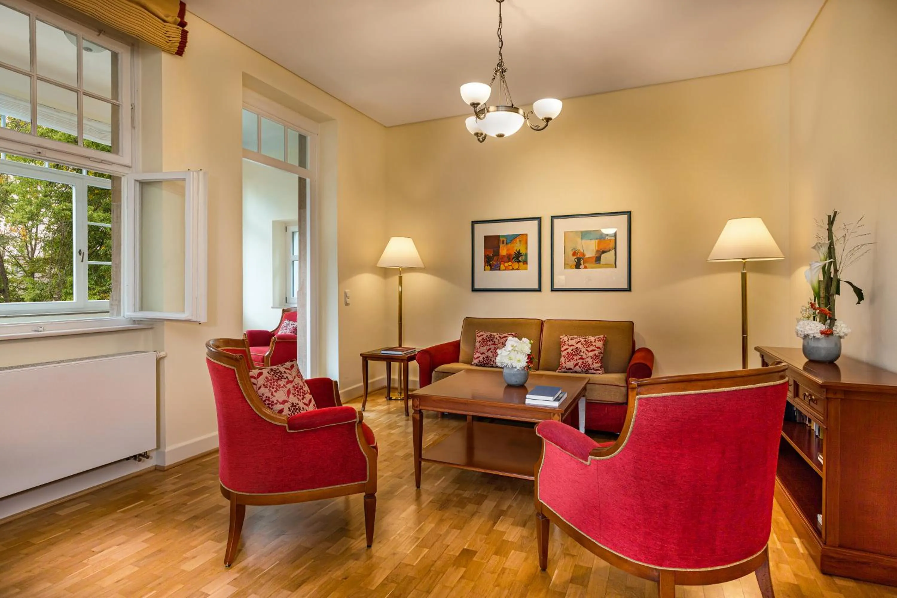 Living room in Falkenstein Grand, Autograph Collection