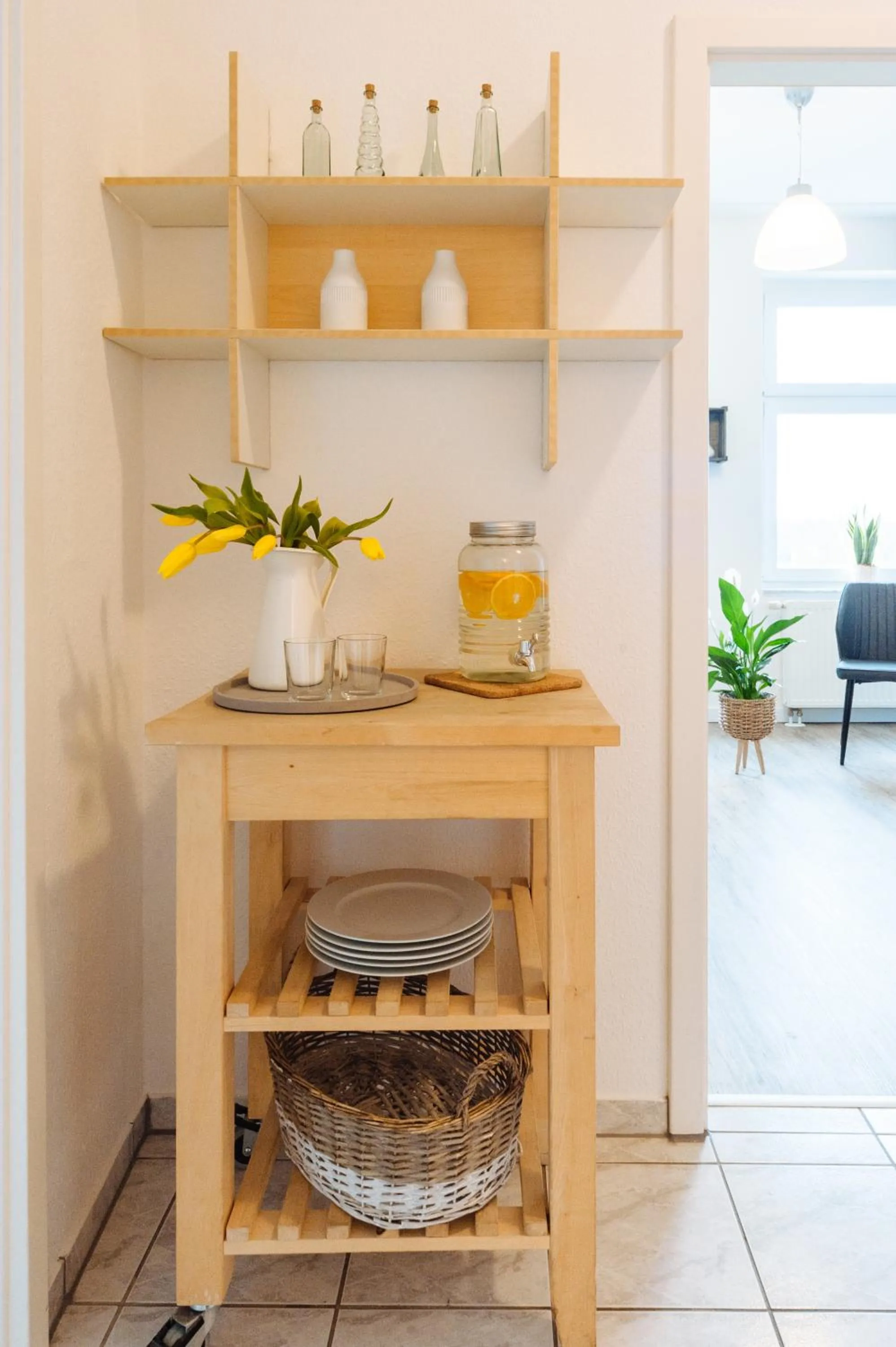 Kitchen or kitchenette in Apartmenthaus Kaiser Friedrich