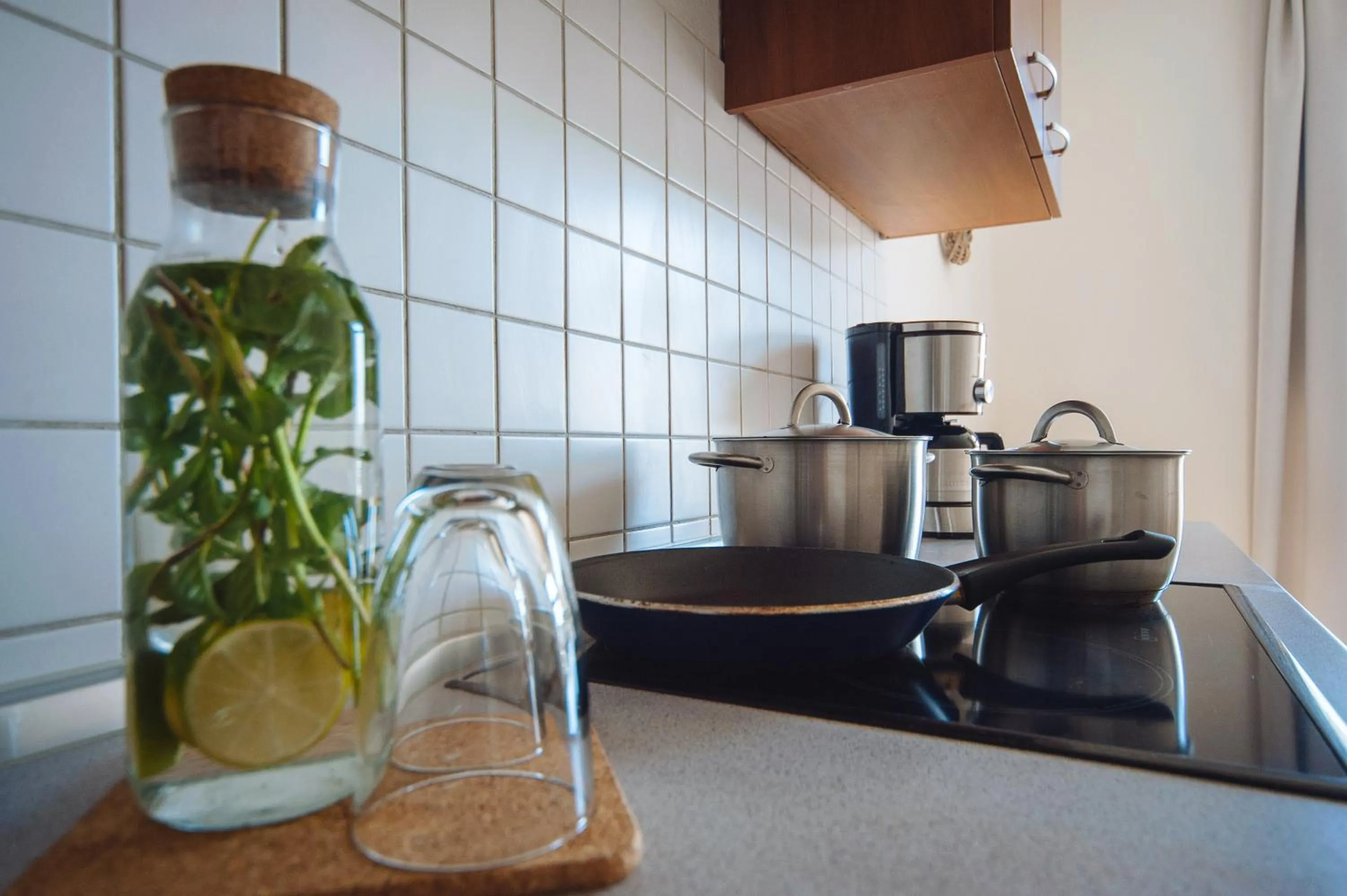 Kitchen or kitchenette in Apartmenthaus Kaiser Friedrich