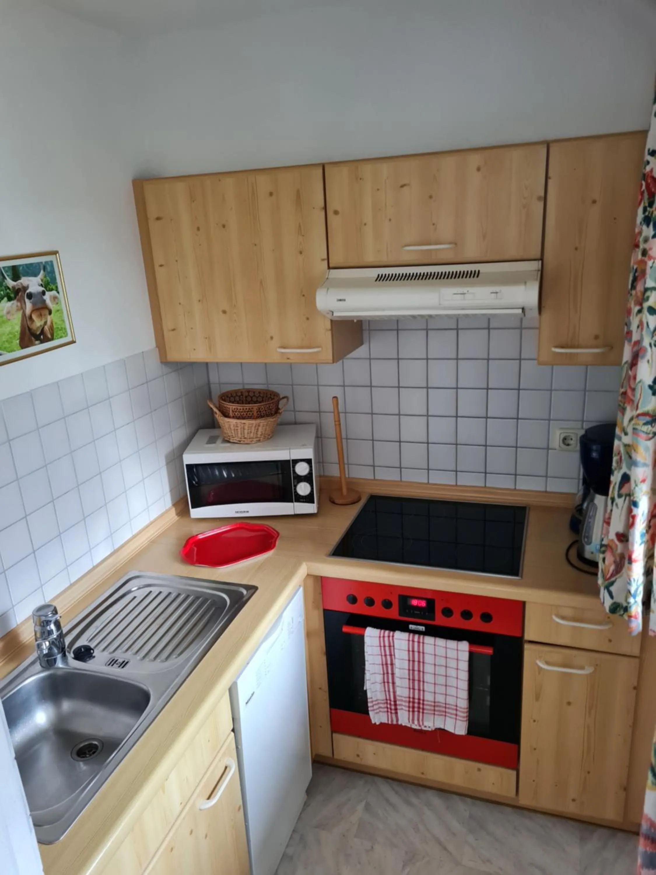 Kitchen or kitchenette in Landhaus Eibelesee