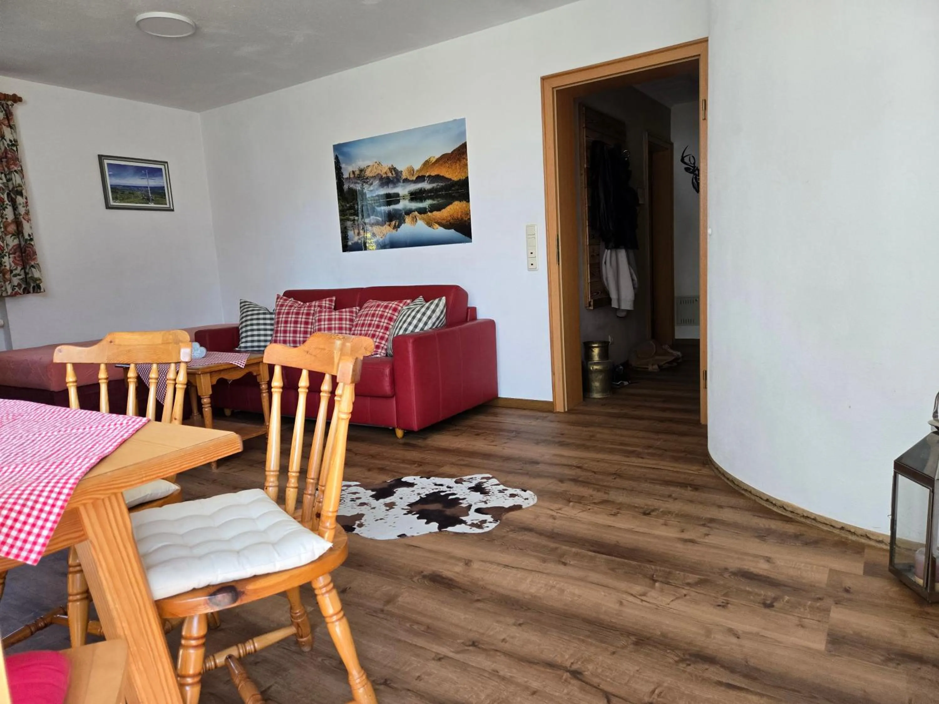 Living room, Bed in Landhaus Eibelesee