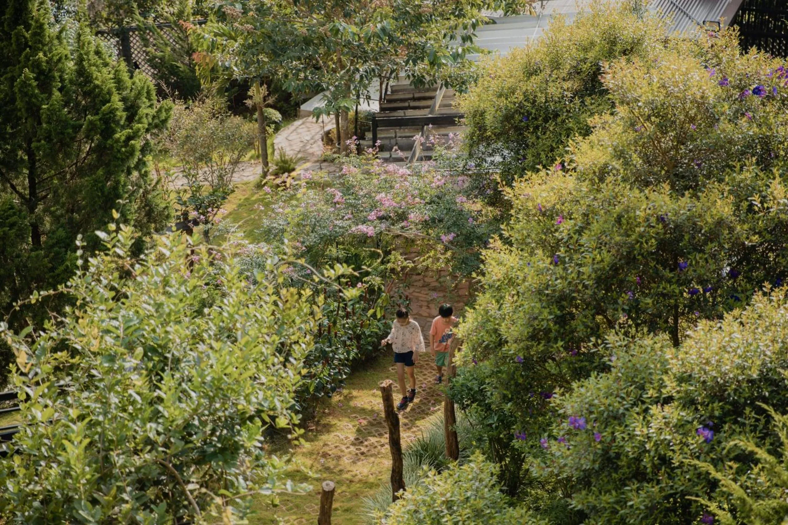 Garden view in SEN VILLA Boutique