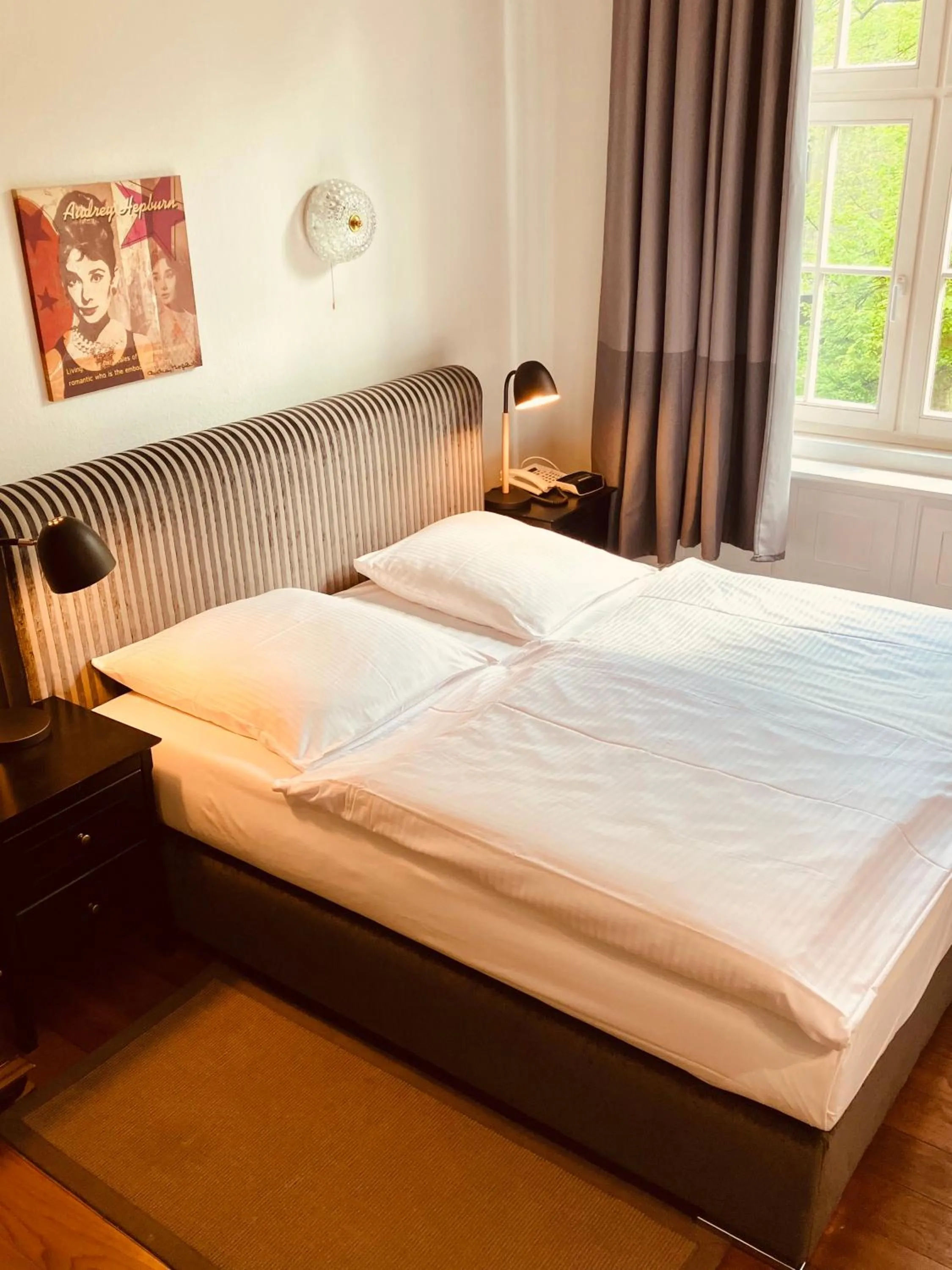 Bed in Hotel Amsterdam