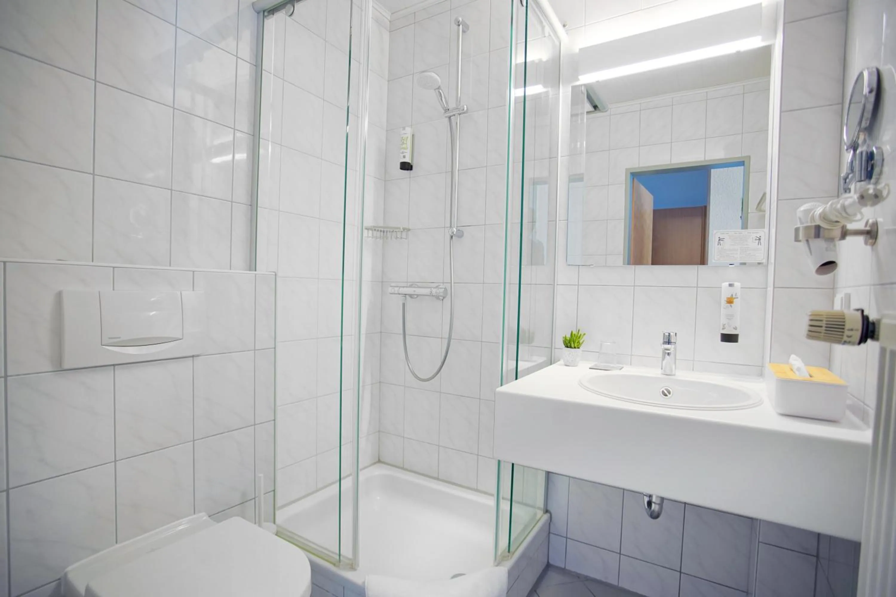 Shower in Hotel Bessunger Forst