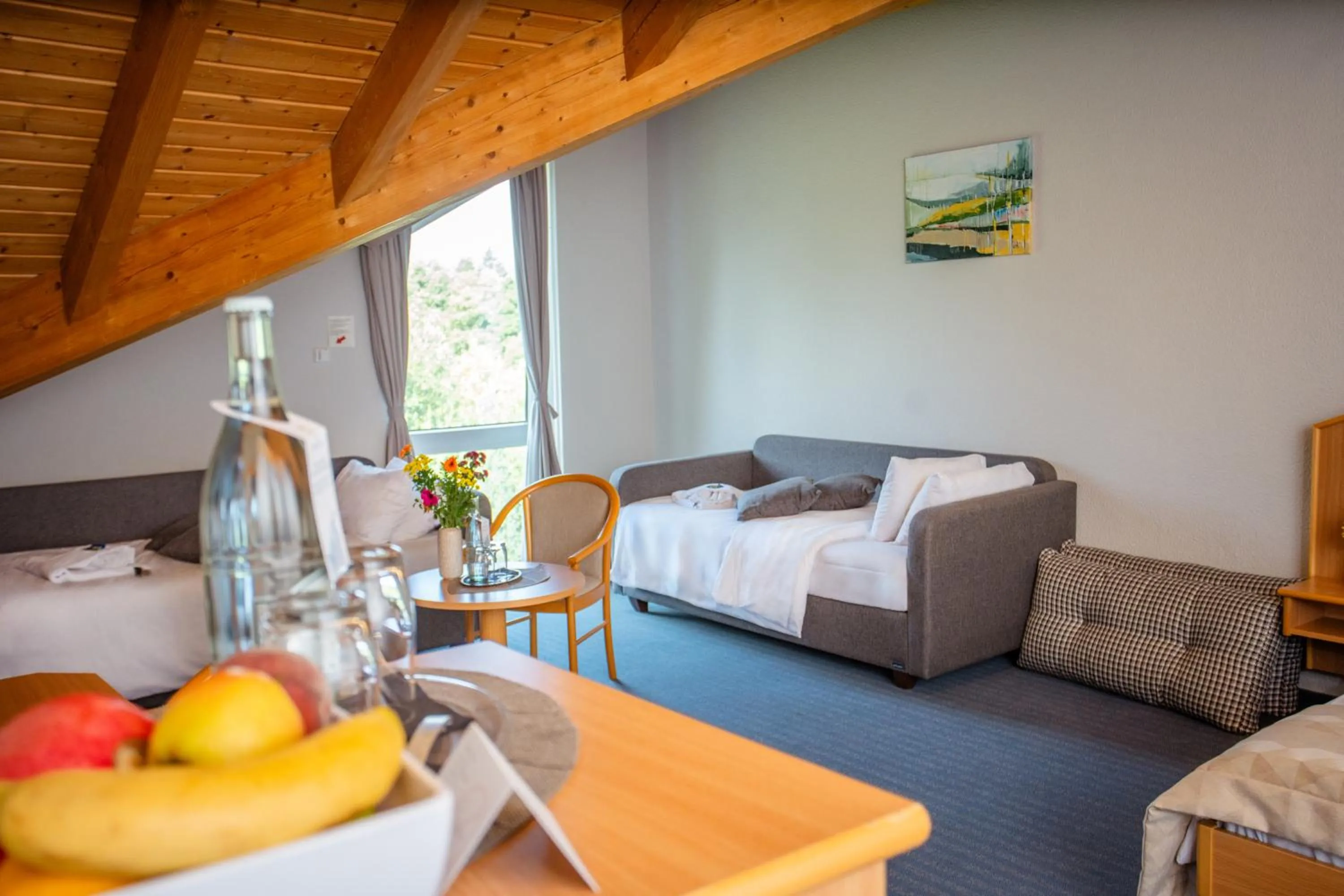 Photo of the whole room, Bed in Hotel Bessunger Forst