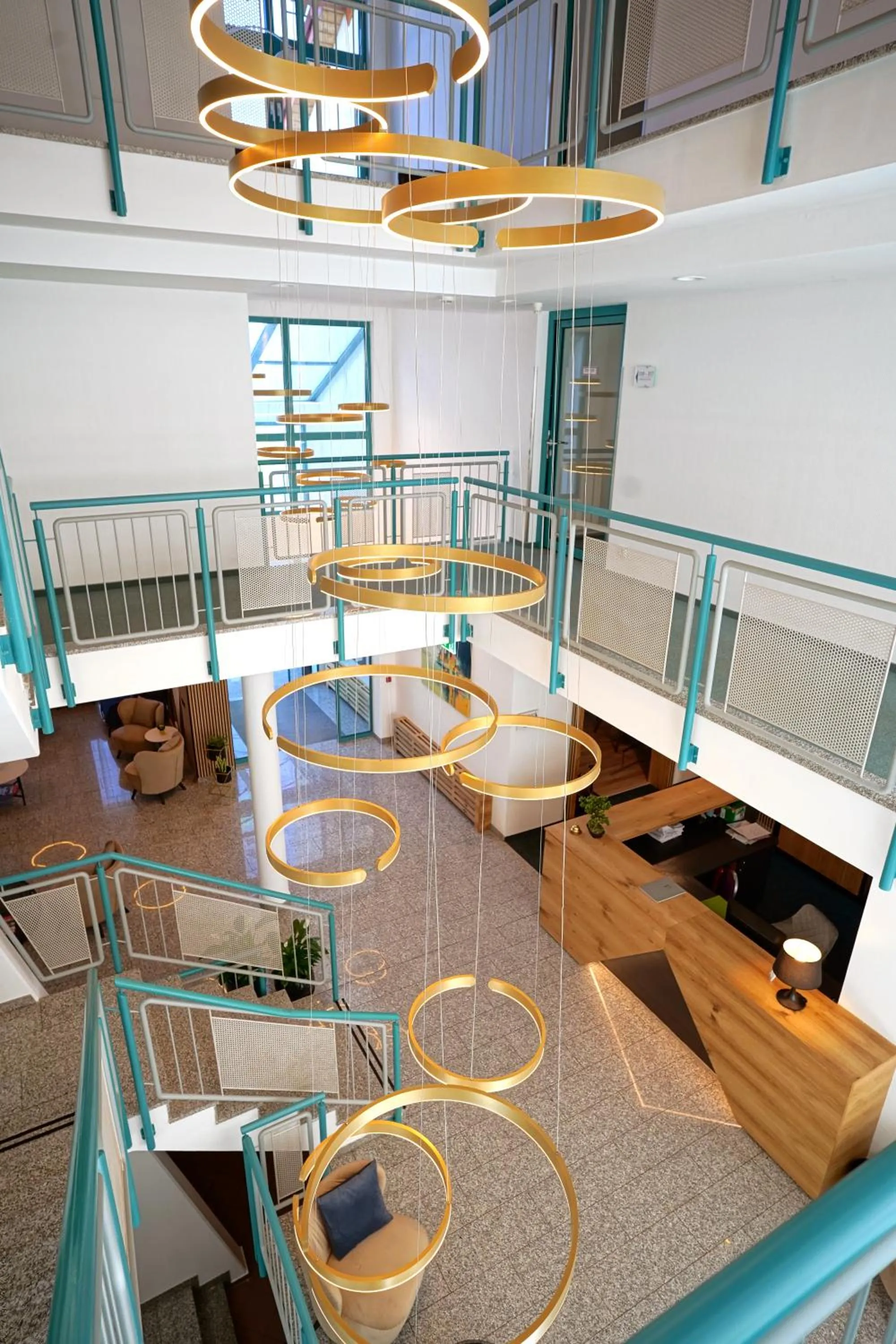 Lobby or reception in Hotel Bessunger Forst