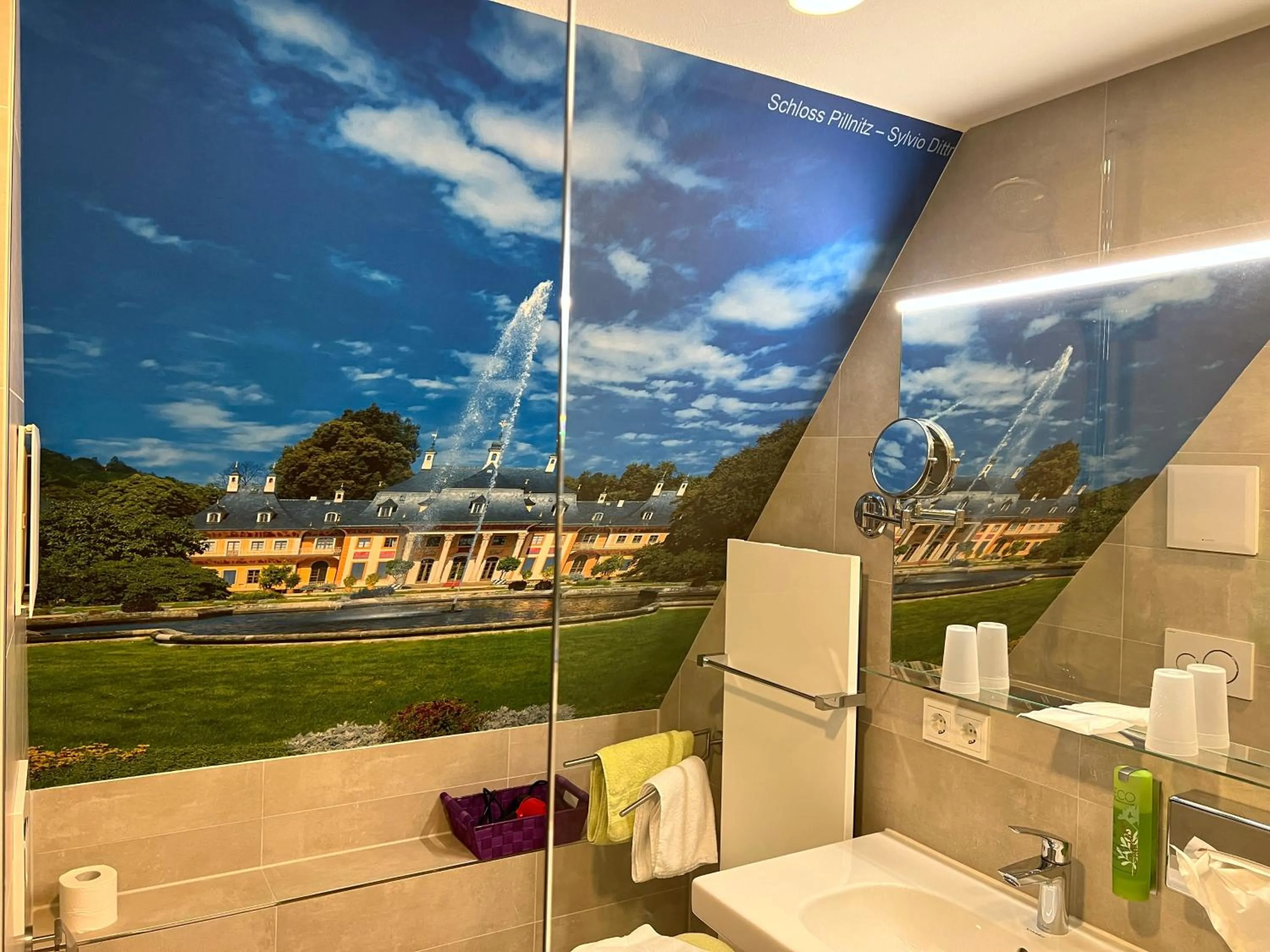 Bathroom in Berghotel Talblick