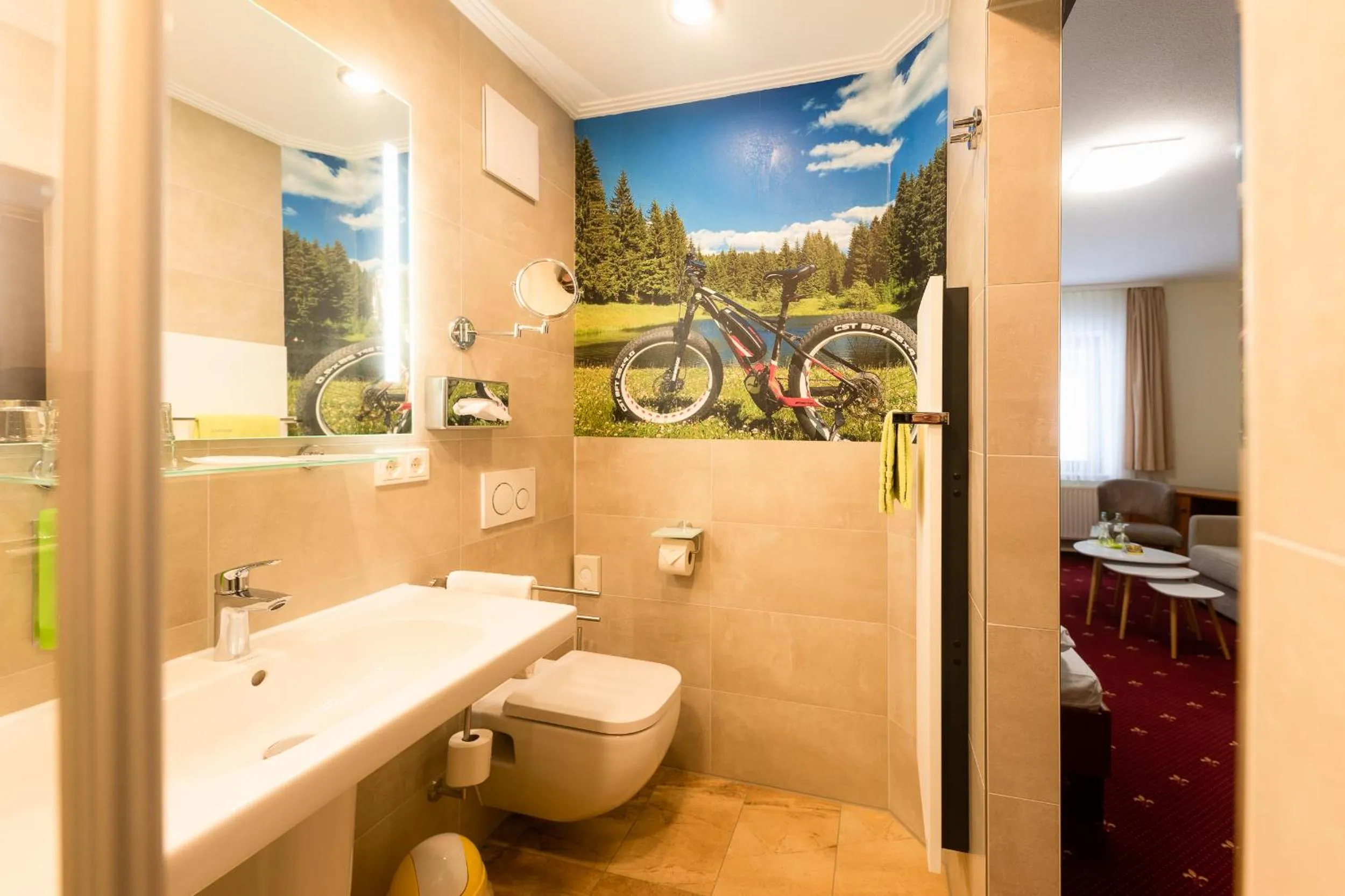 Shower in Berghotel Talblick