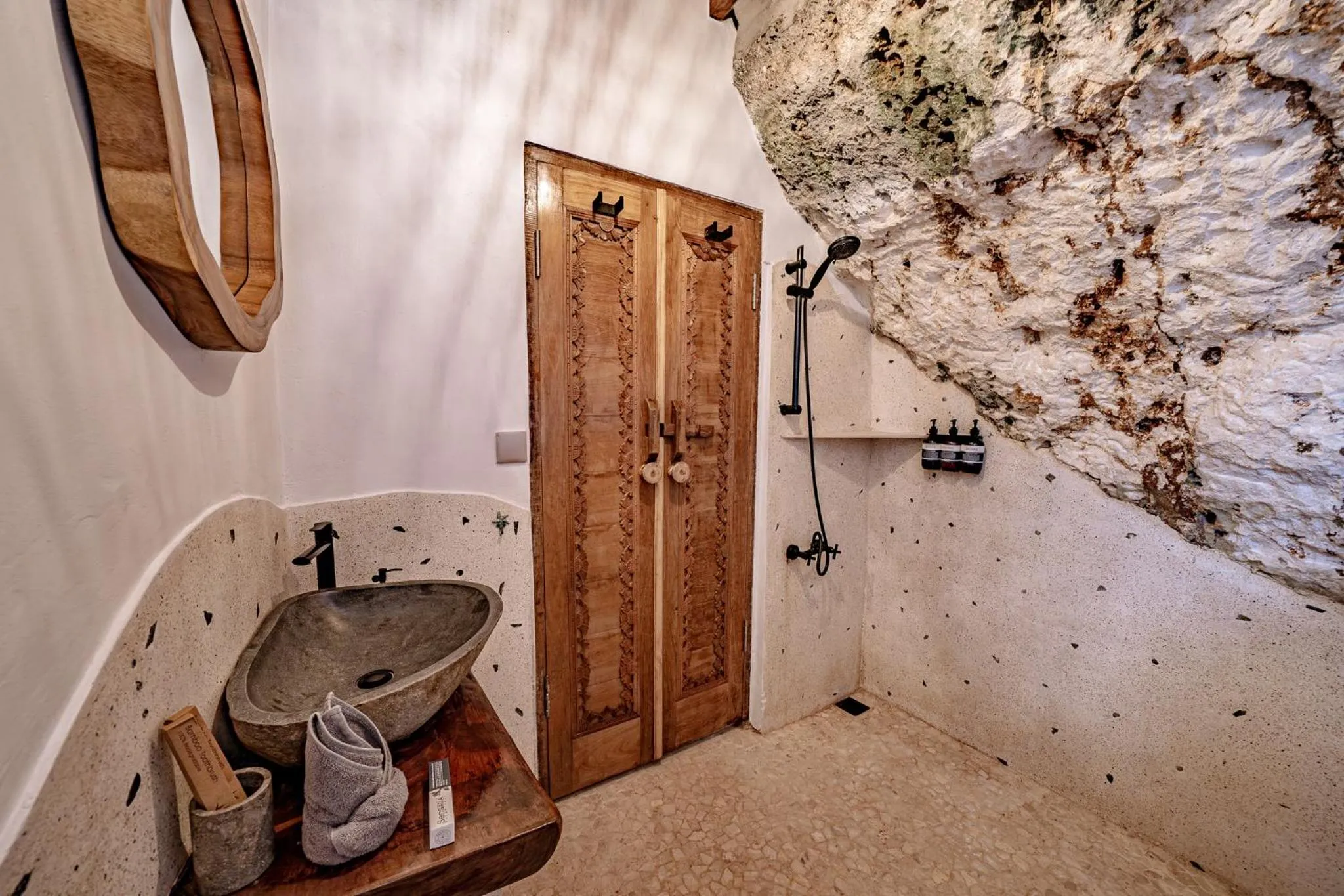 Shower in The Korowai