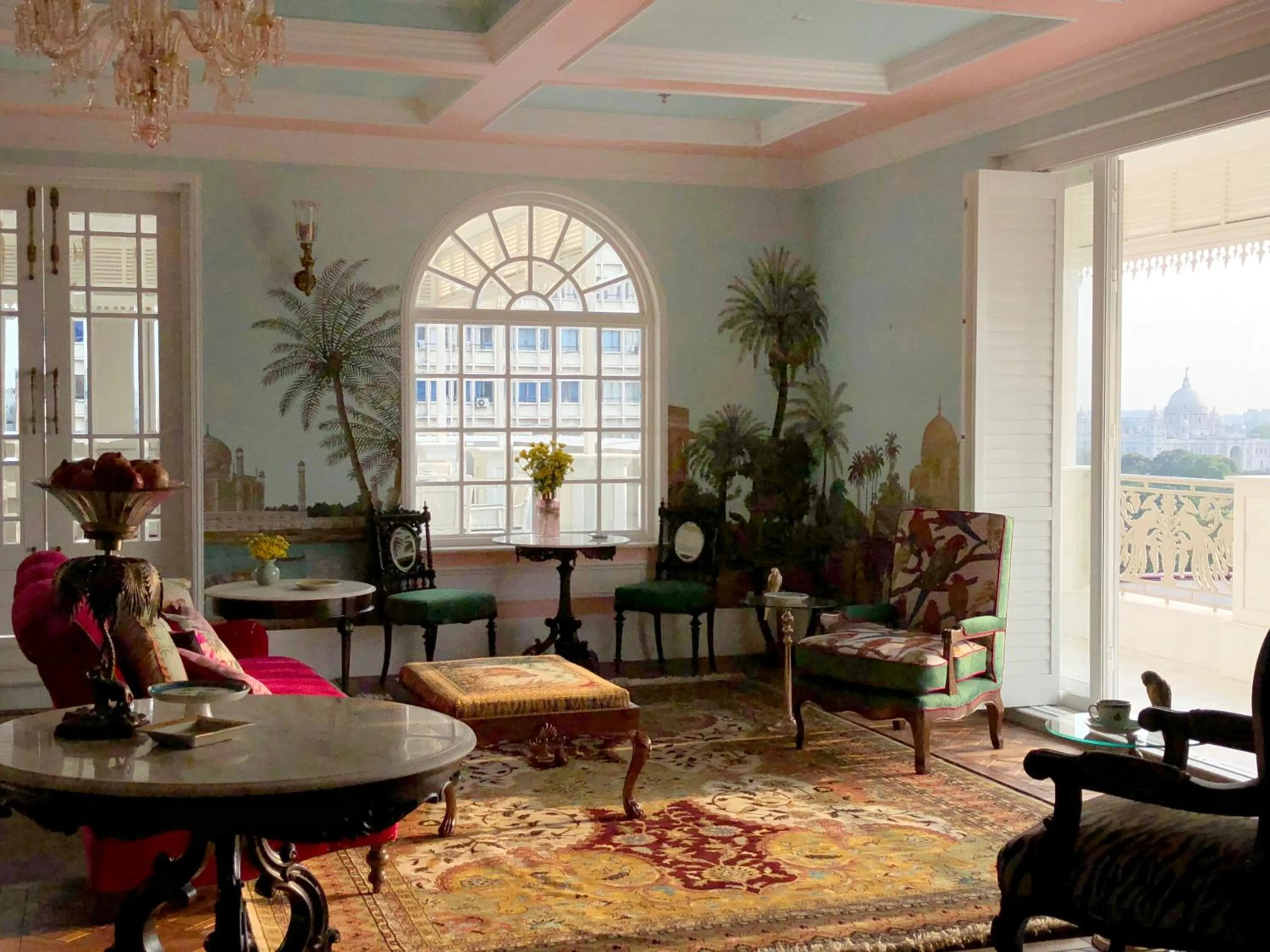 Seating area in The Glenburn Penthouse