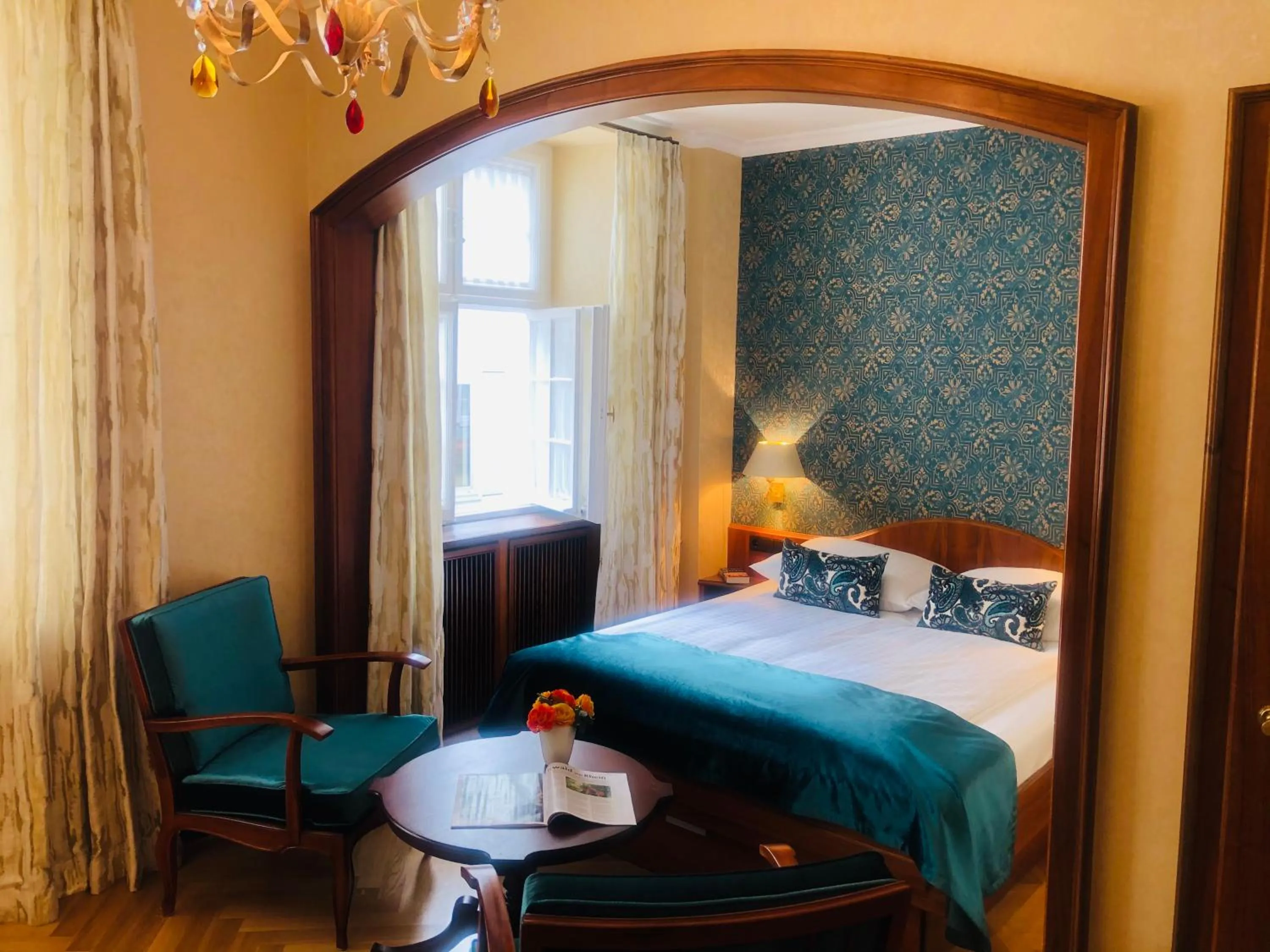 Decorative detail, Bed in Boutiquehotel Oberkirch im Zentrum