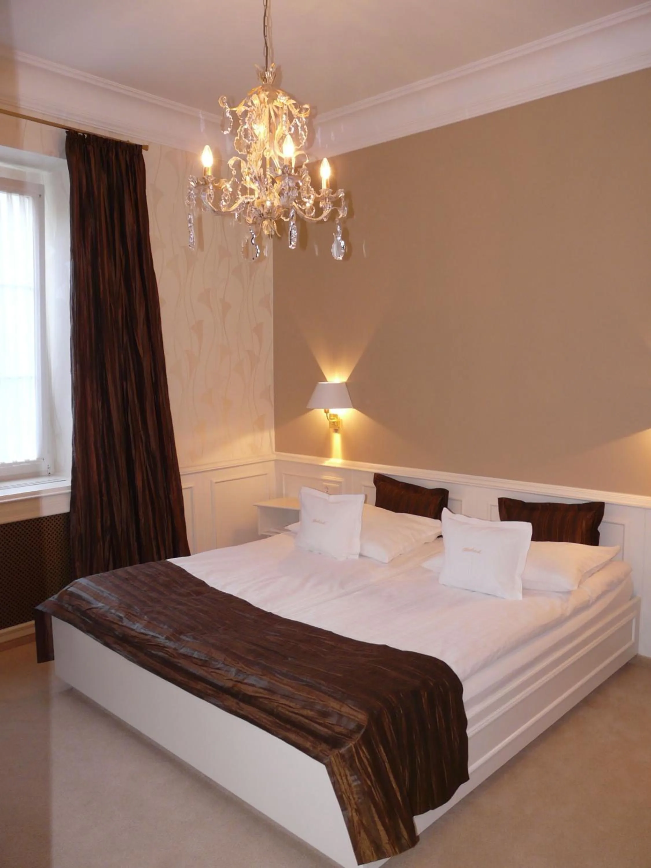 Bed in Boutiquehotel Oberkirch im Zentrum