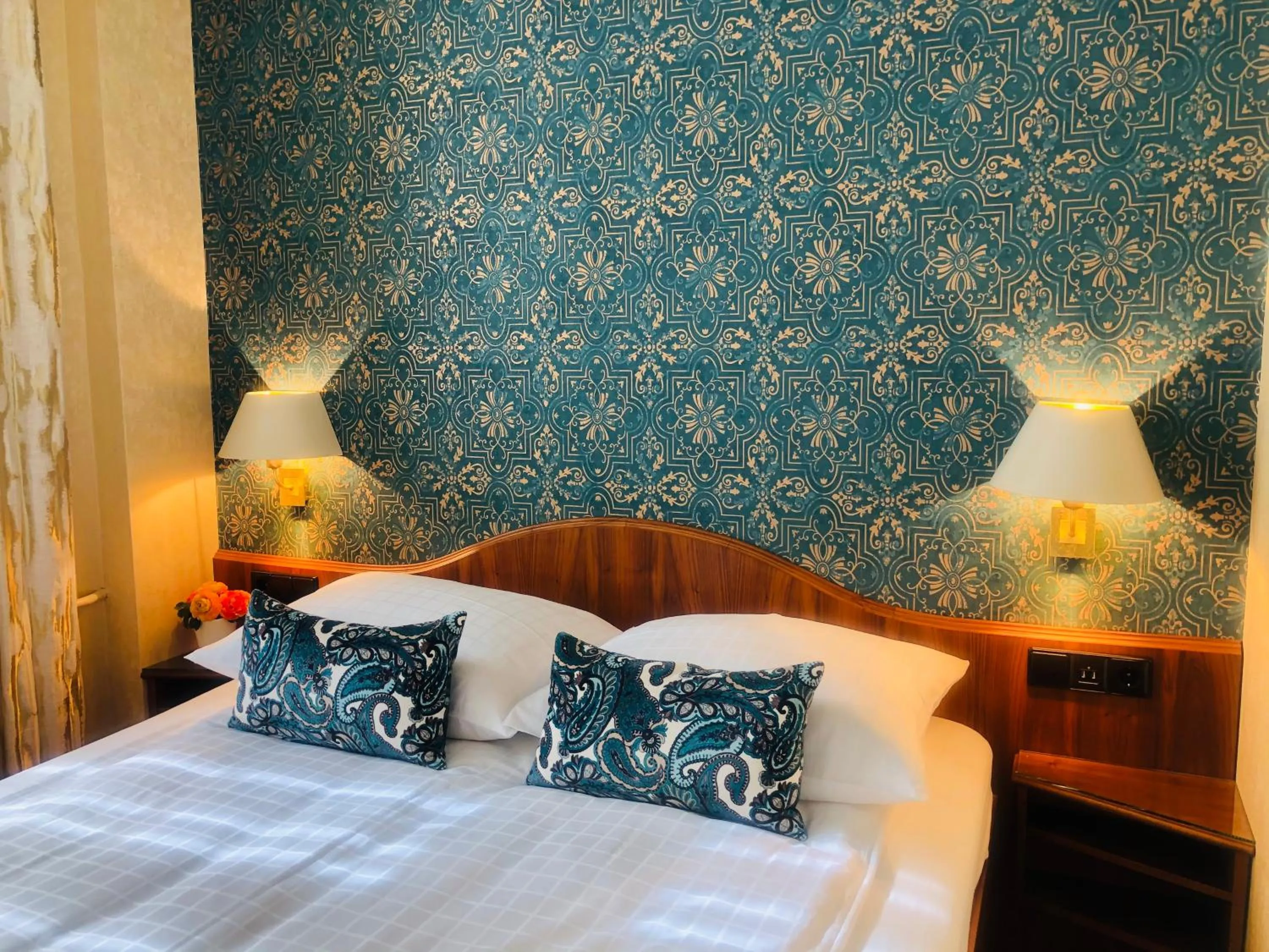 Decorative detail, Bed in Boutiquehotel Oberkirch im Zentrum