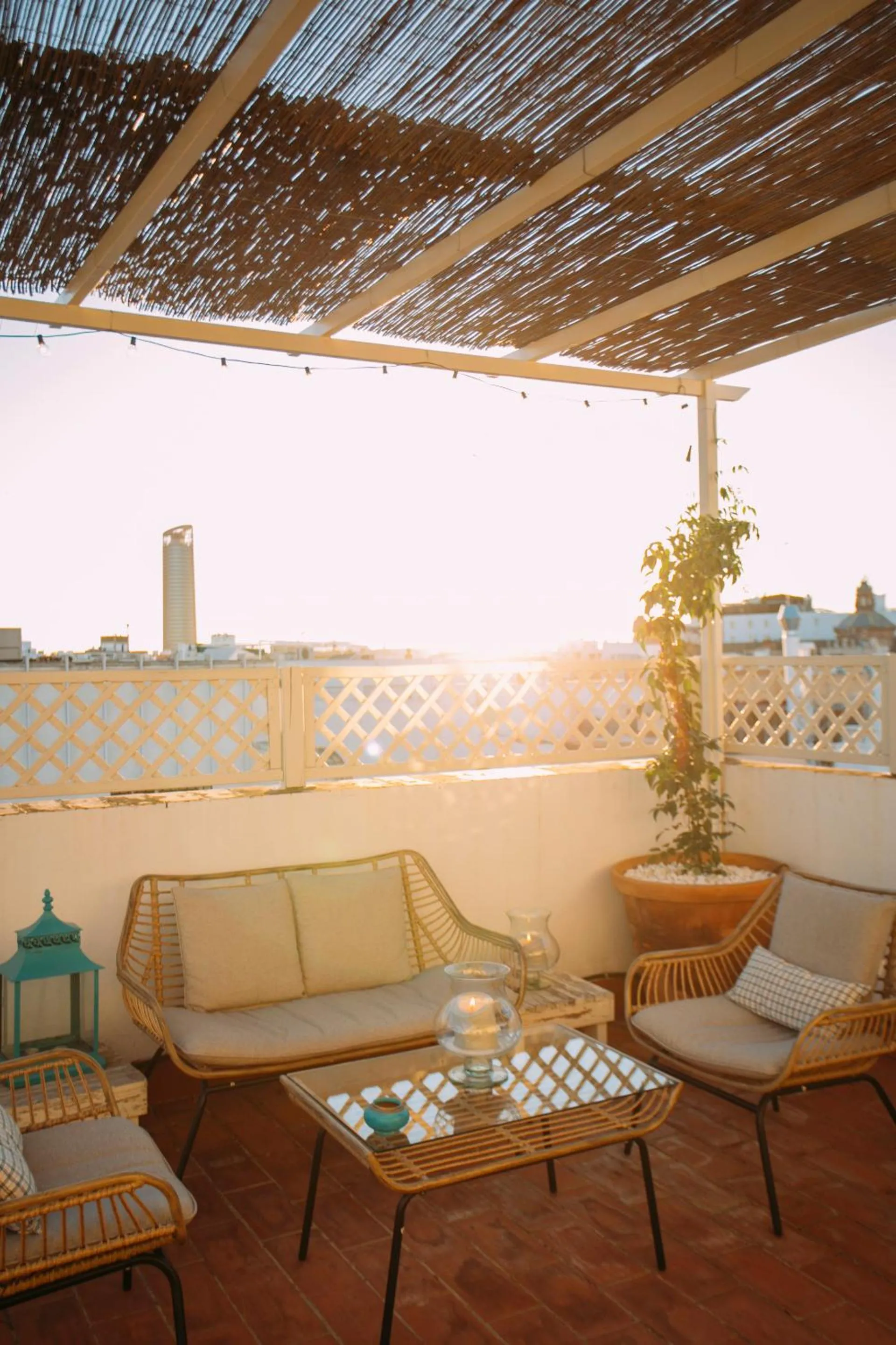 Ático con terraza en el centro de Sevilla
