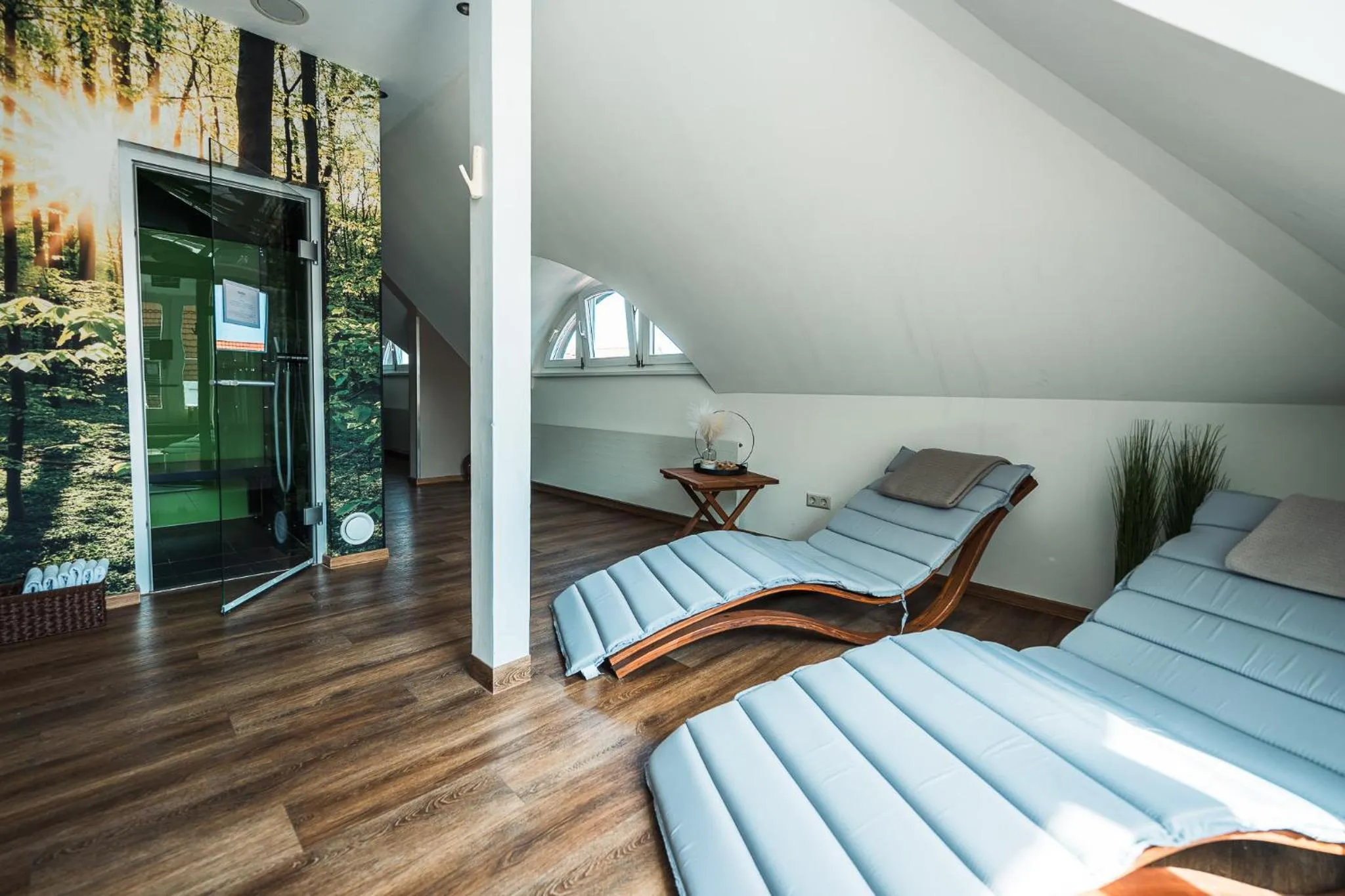 Sauna, Bed in martas Hotel Lutherstadt Wittenberg