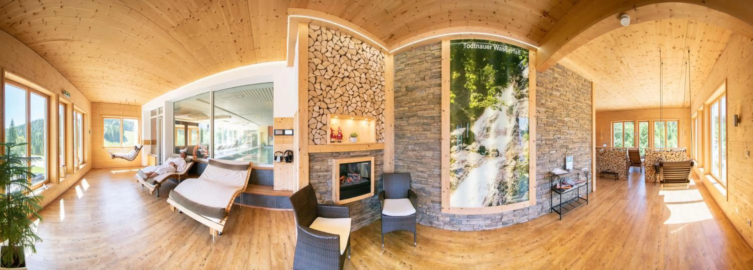 Spa and wellness centre/facilities in Das Waldhotel - Genuss & Wellness am Notschreipass