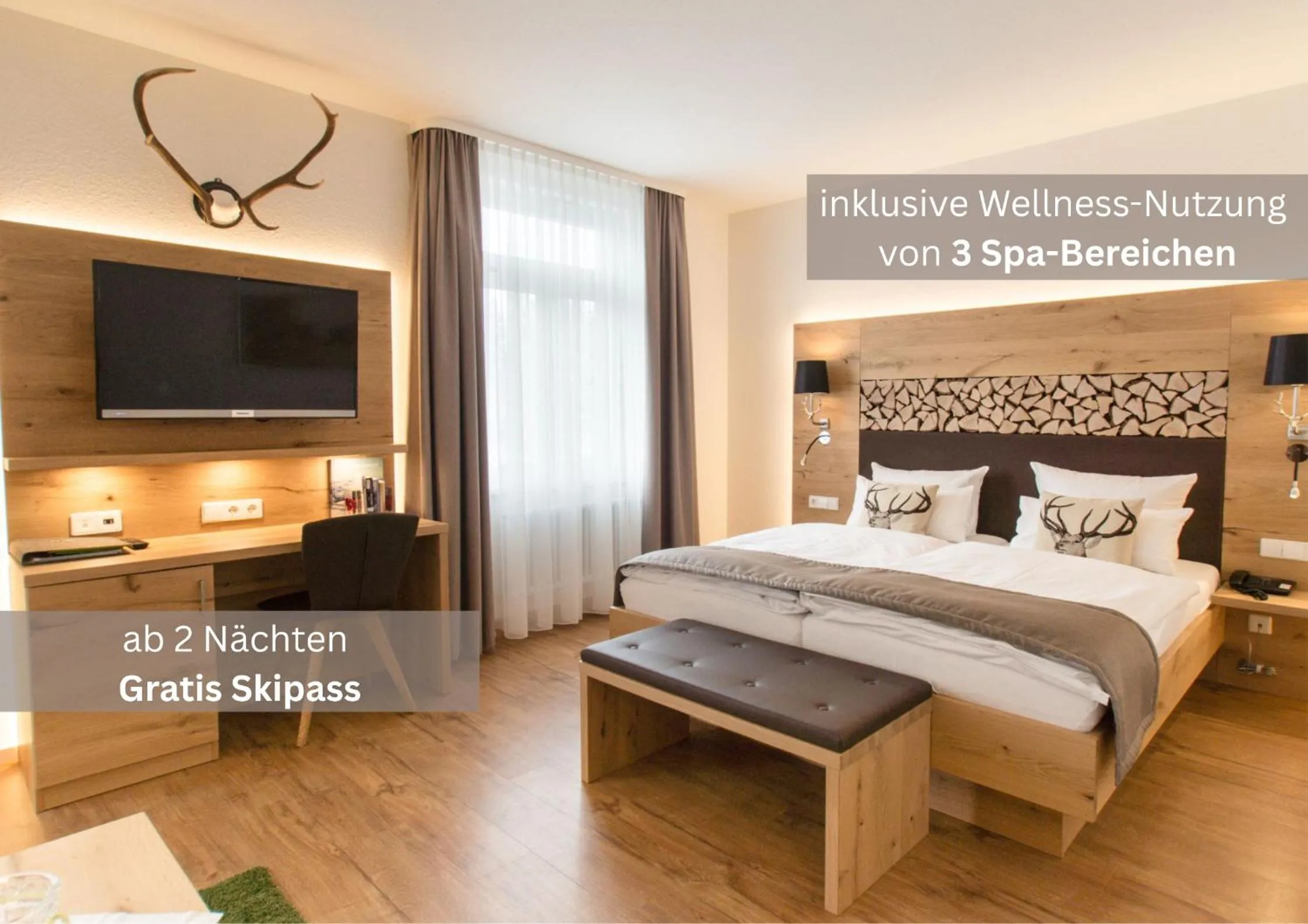 Bed in Das Waldhotel - Genuss & Wellness am Notschreipass