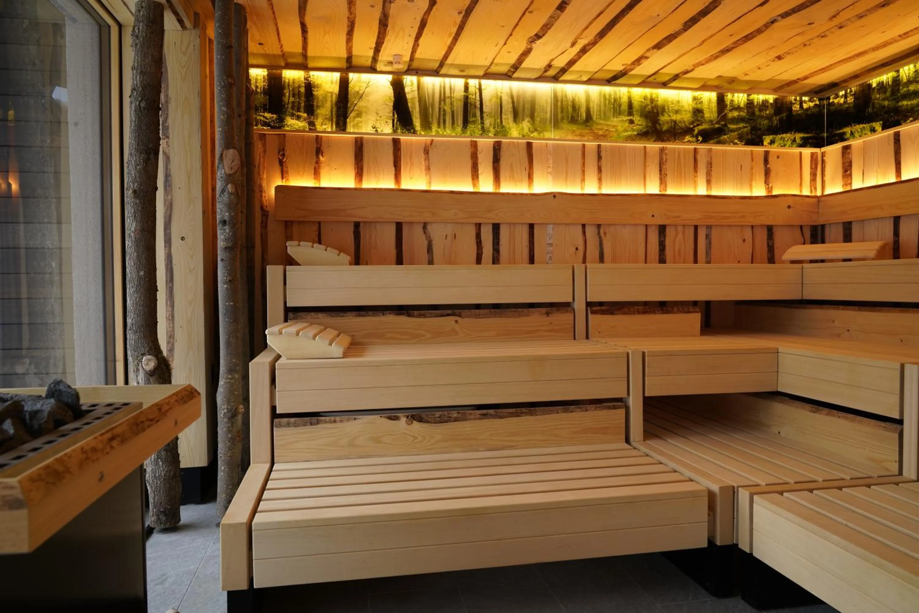 Sauna in Das Waldhotel - Genuss & Wellness am Notschreipass