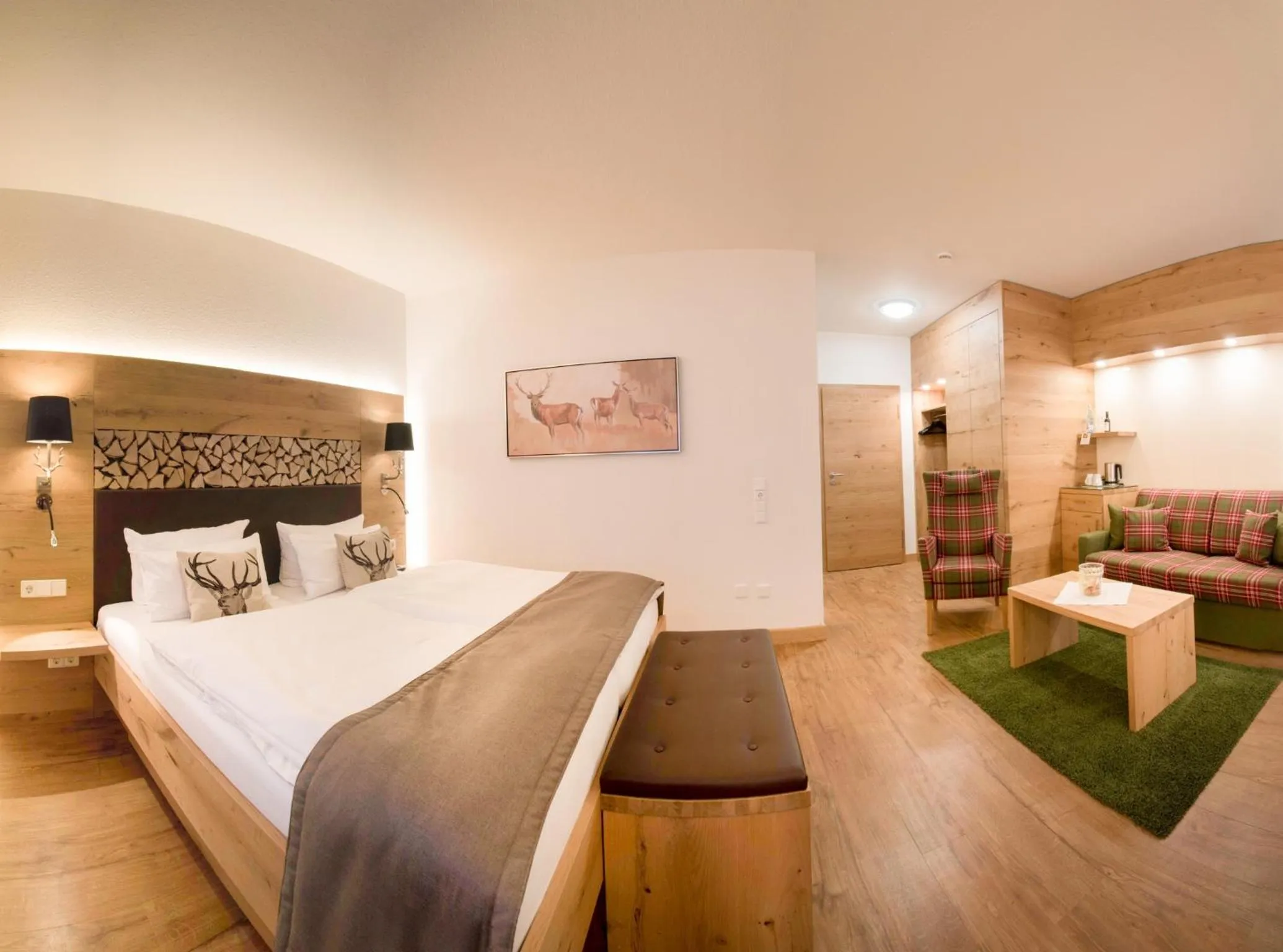 Photo of the whole room, Bed in Das Waldhotel - Genuss & Wellness am Notschreipass