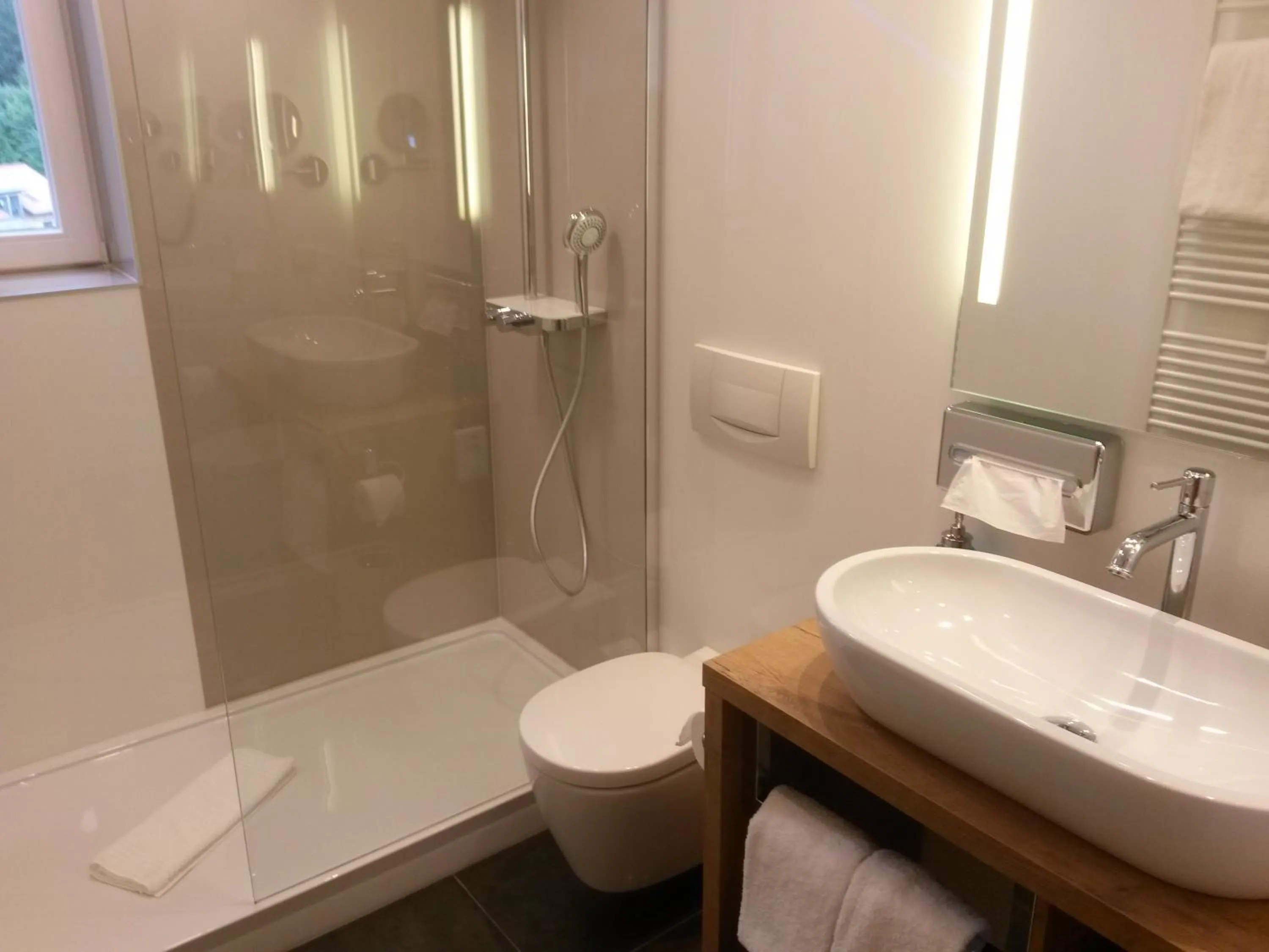 Bathroom in Das Waldhotel - Genuss & Wellness am Notschreipass