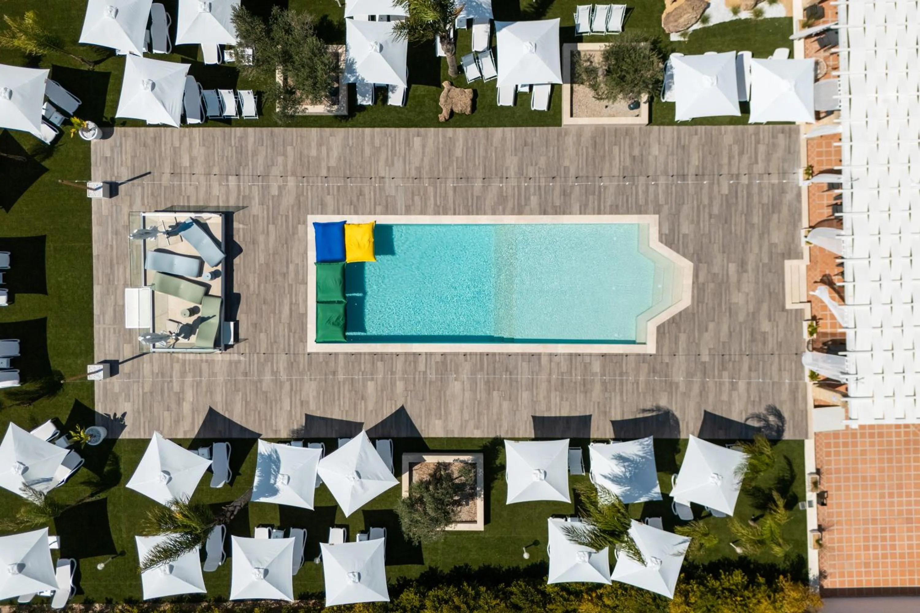 Bird's eye view in B&B I Tarocchi