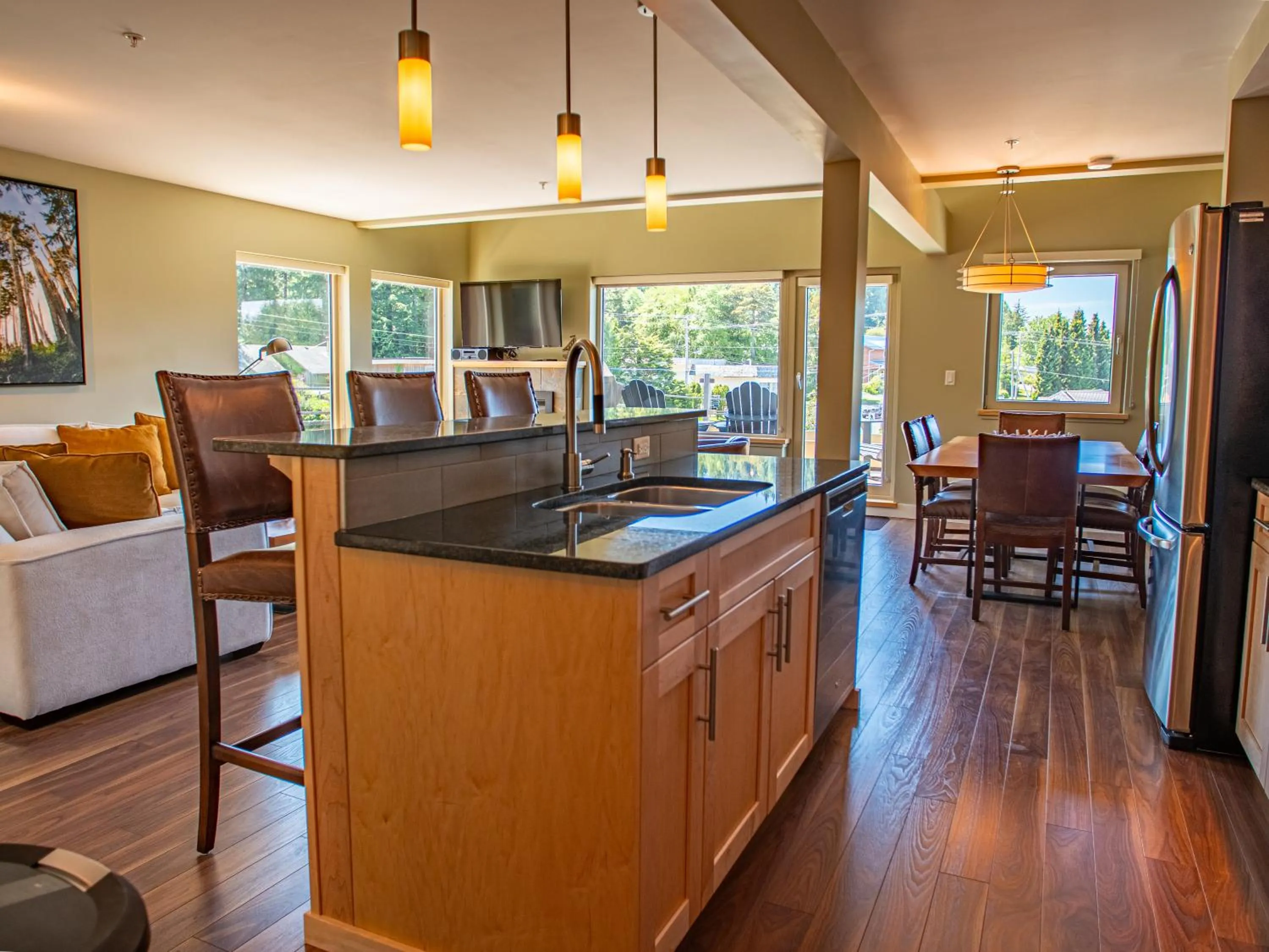 Kitchen or kitchenette in The Moorage