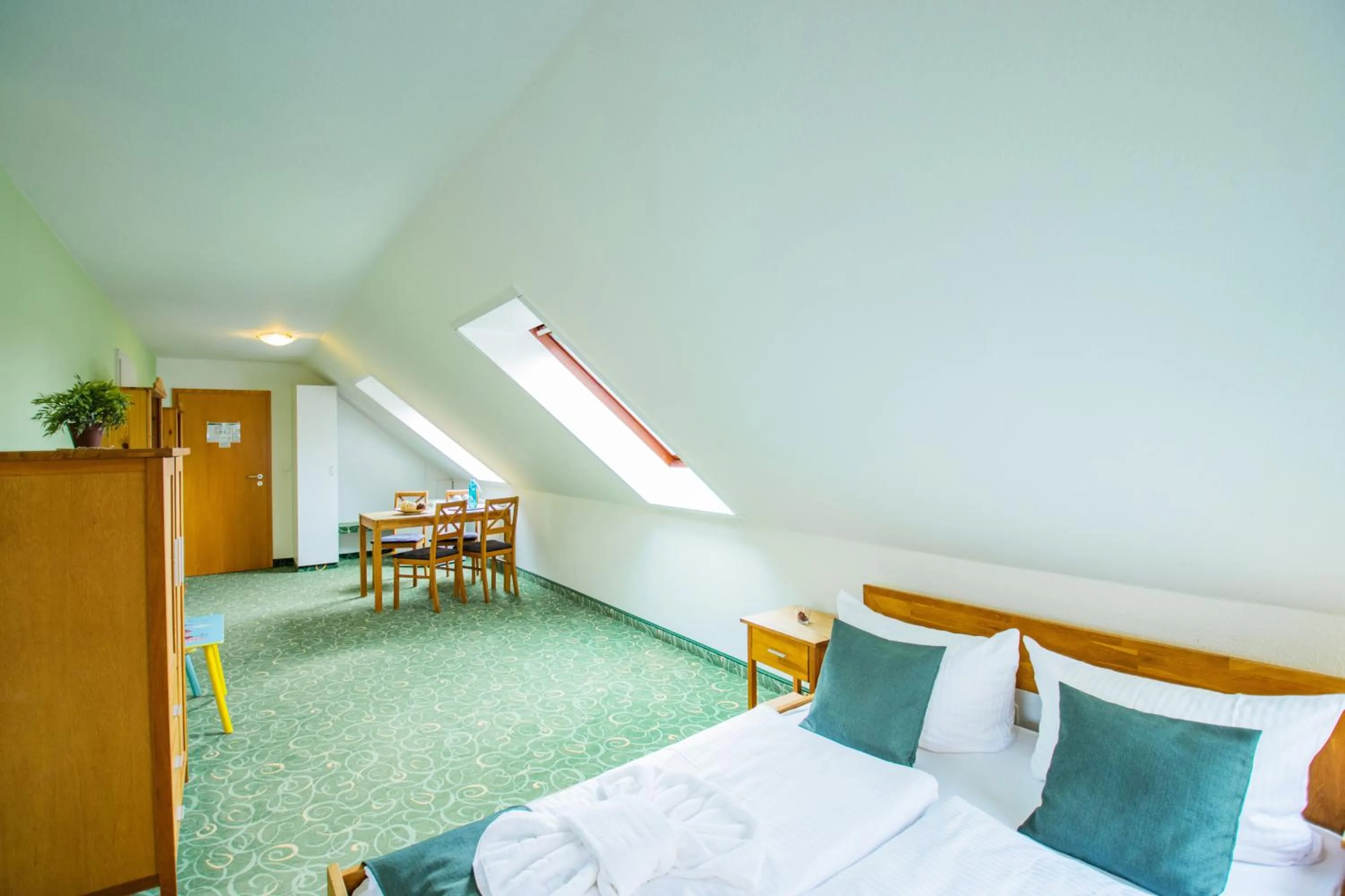 Photo of the whole room, Bed in Ferien Hotel Spreewald