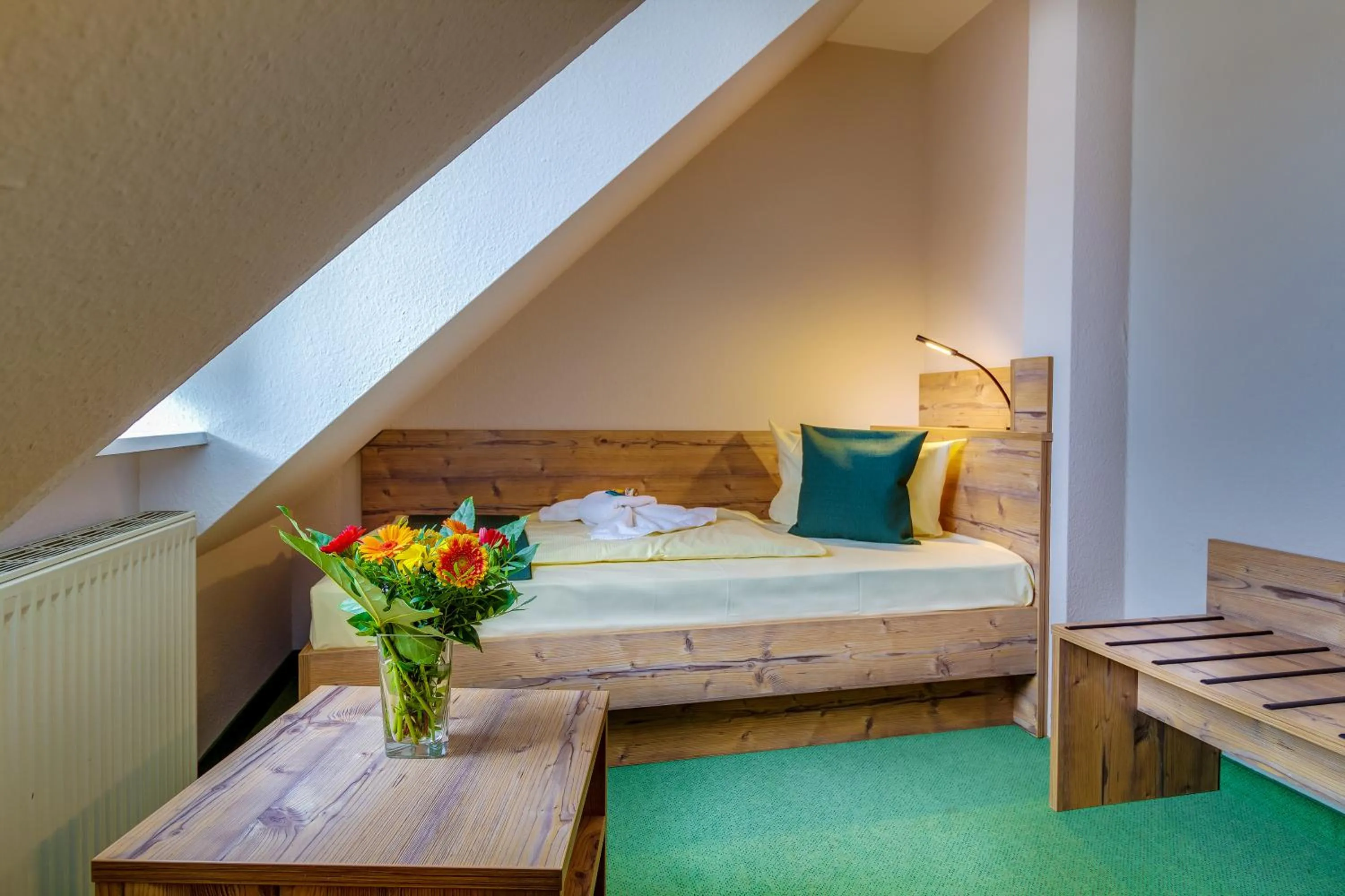 Photo of the whole room, Bed in Ferien Hotel Spreewald