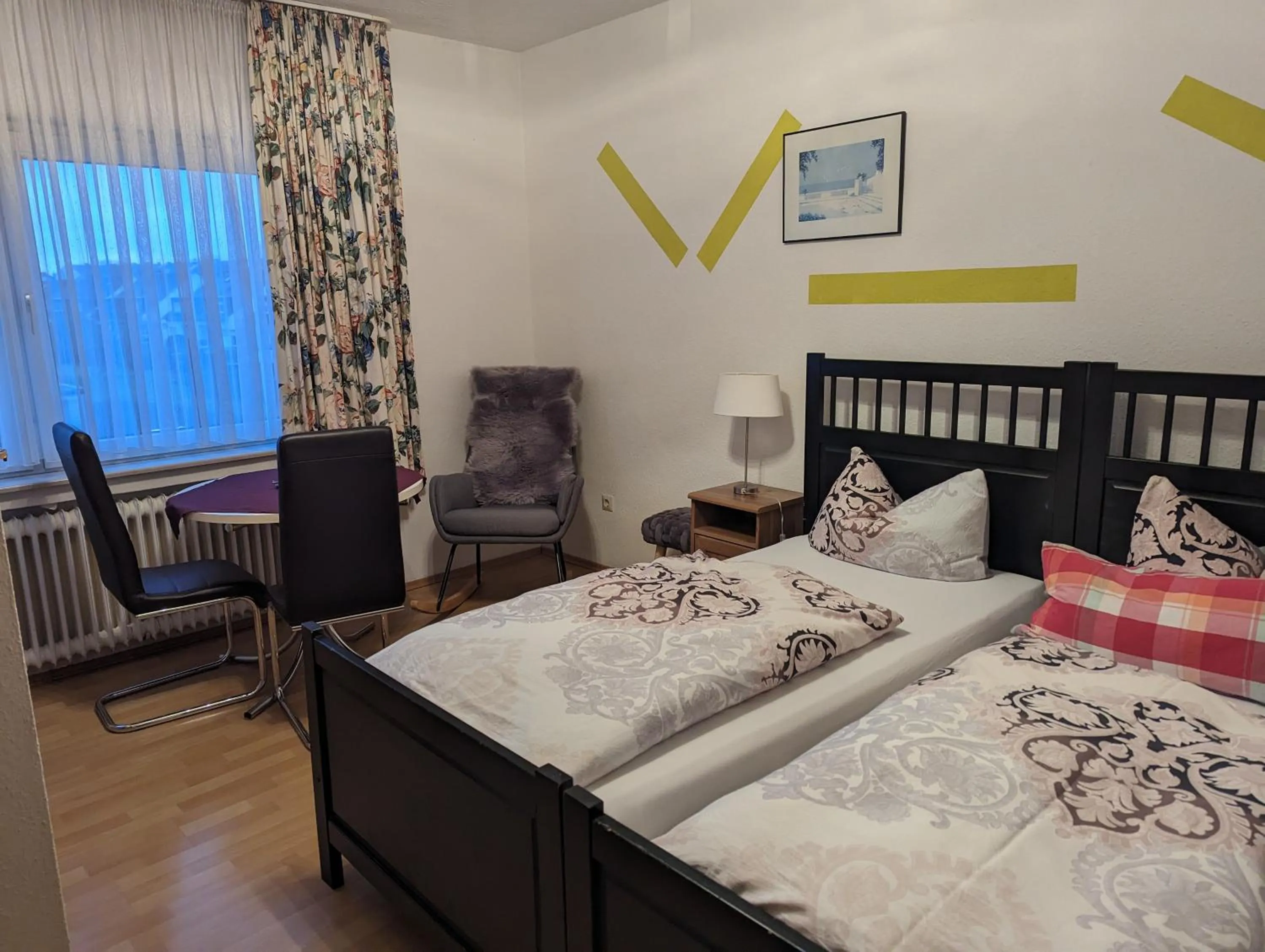 Bed in Hotel Heideklause