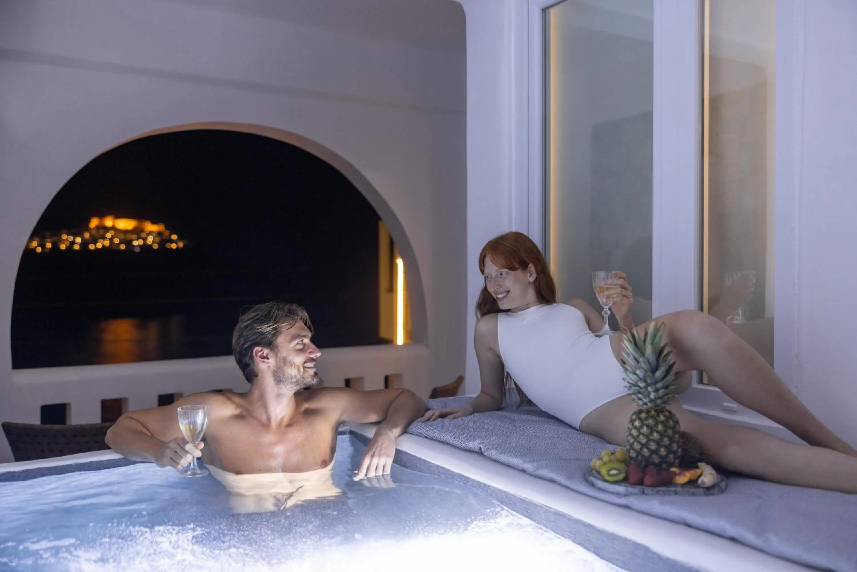 People in Infinity Blue Suites & Spa