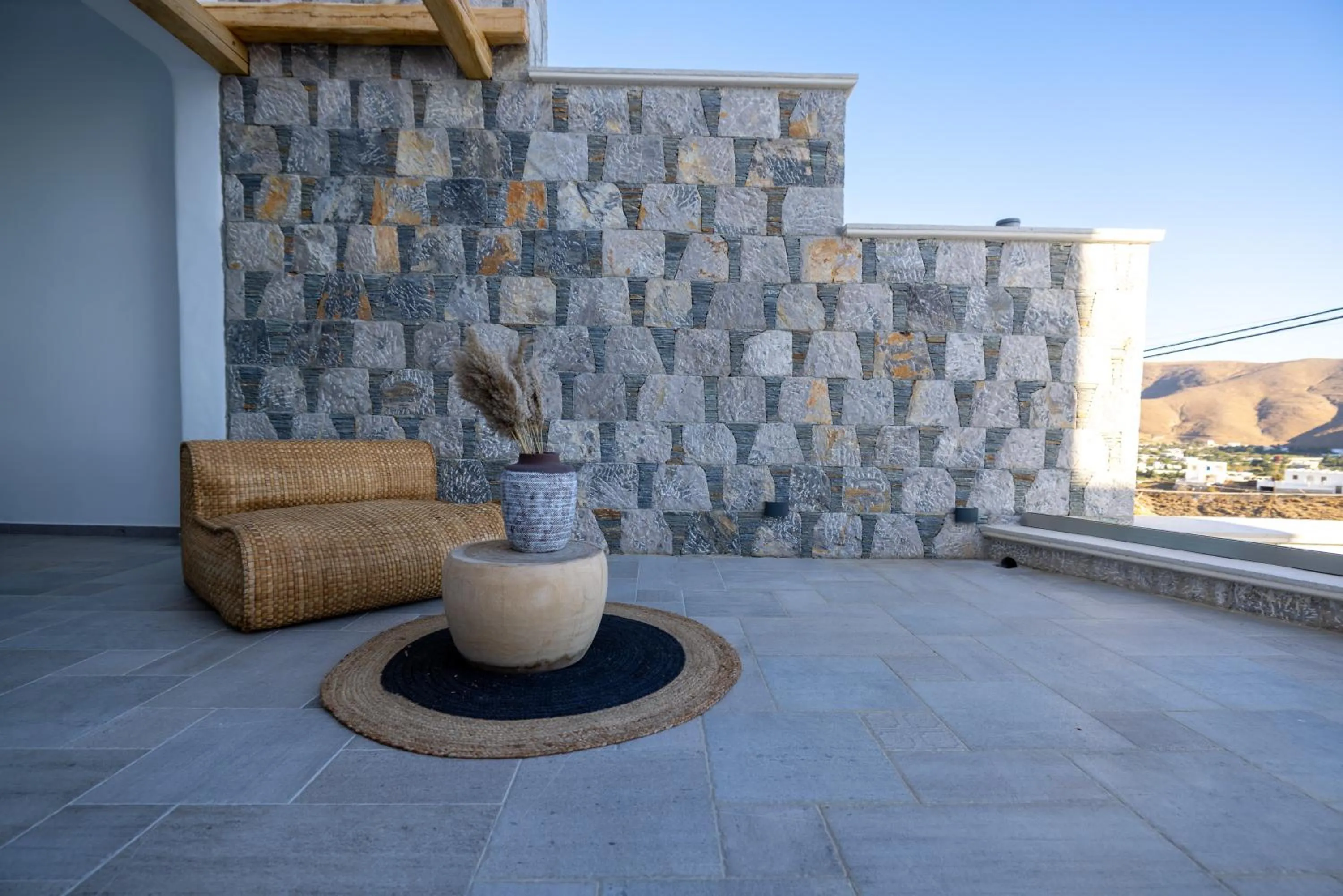 Balcony/Terrace in Infinity Blue Suites & Spa