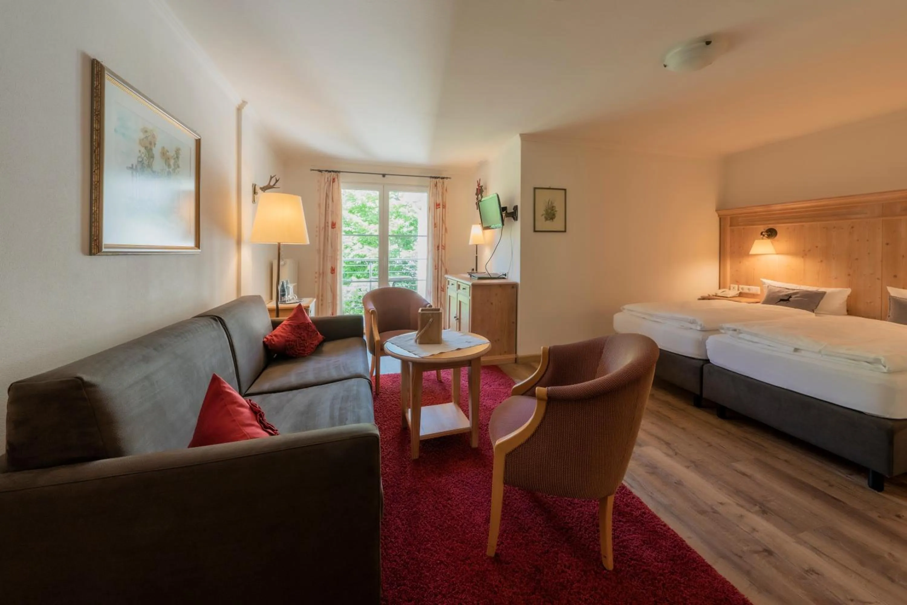 Bed in Grüner Baum Naturparkhotel & Schwarzwald-Restaurant