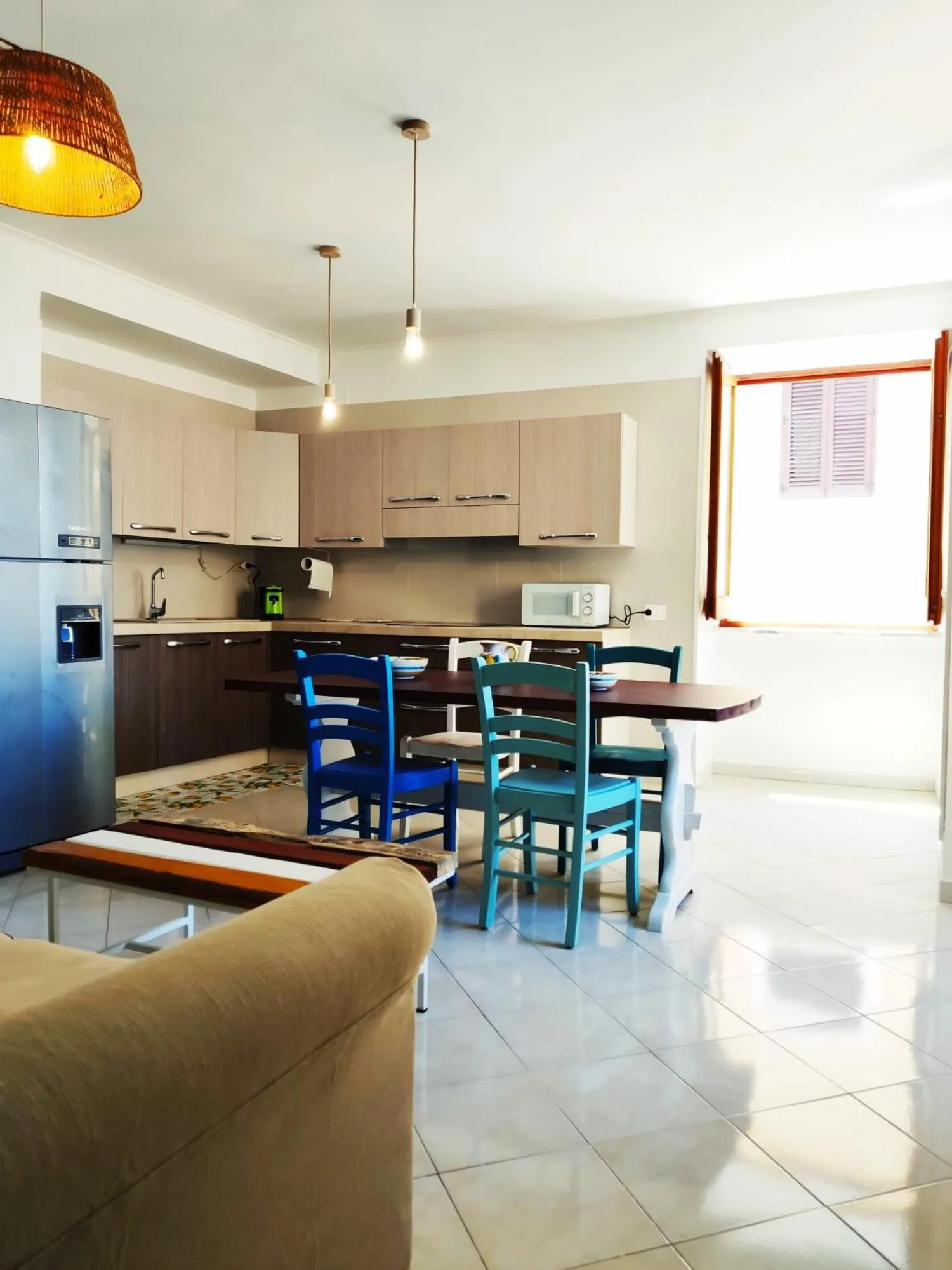 Kitchen or kitchenette in B&B Mediterranea